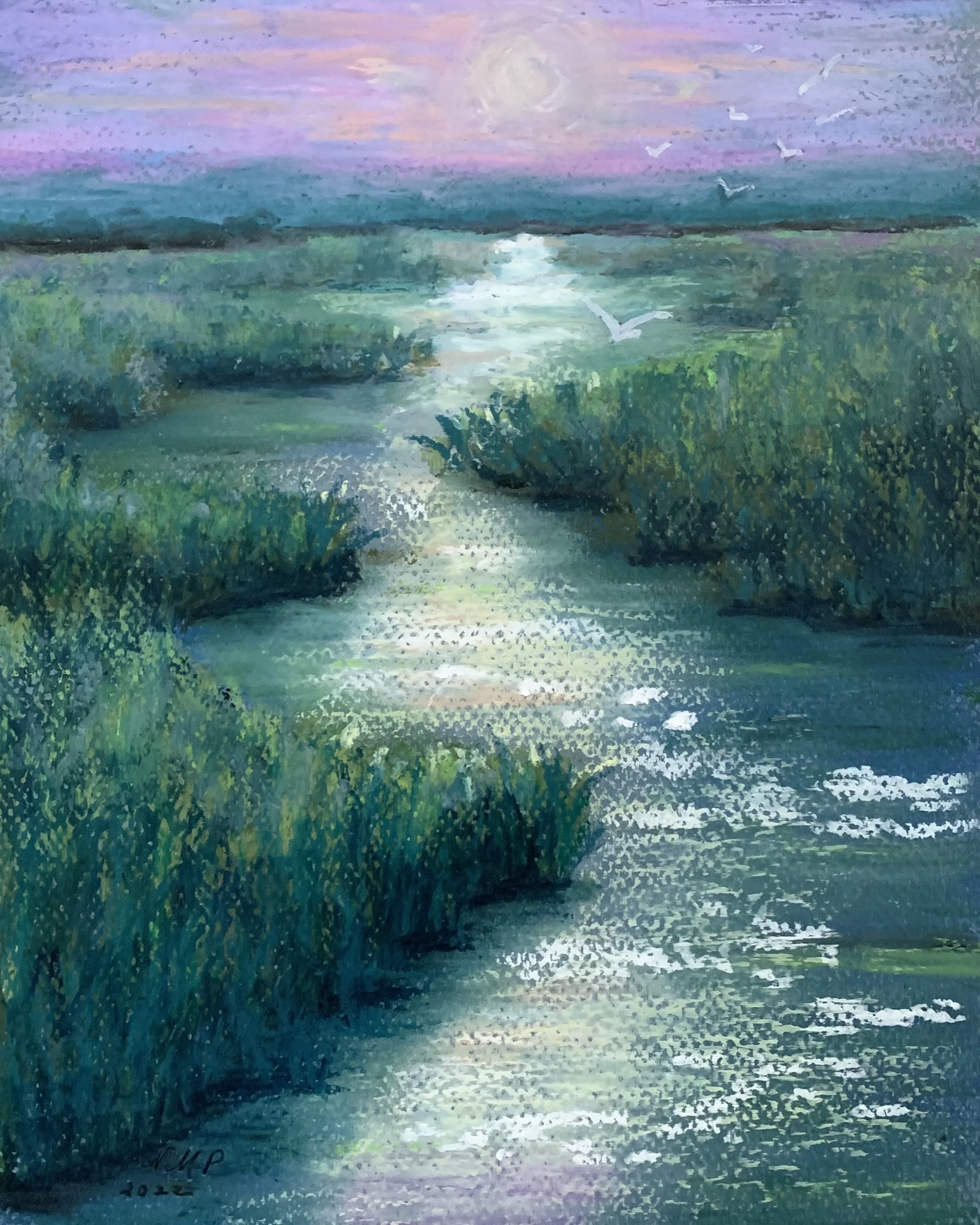 Huntley Meadows Marshland, 8x10, $135