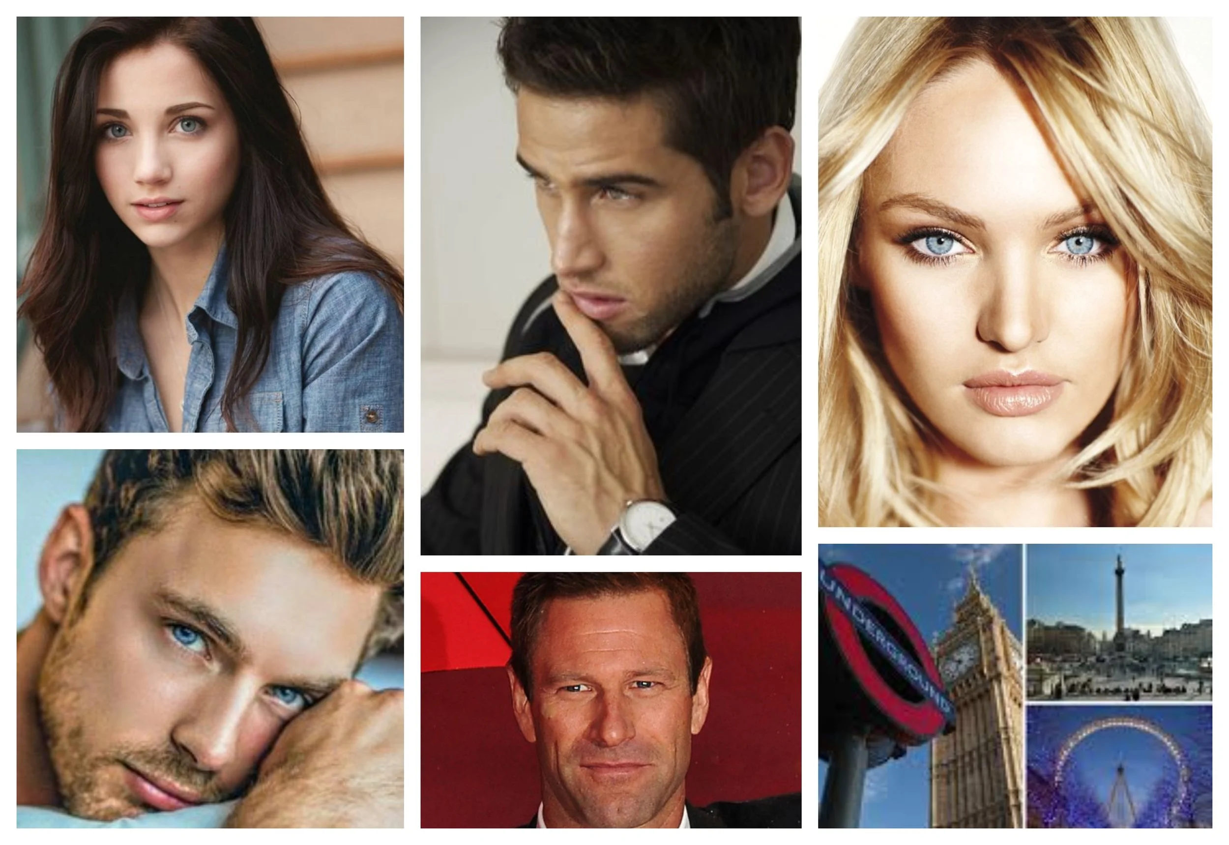 So here is my imagined characters of Made In London. Top Left Tracey, Below- Charlie, Middle-Max, Middle Bottom-Joey, Top Right-Summer. Right or wrong I had fun!