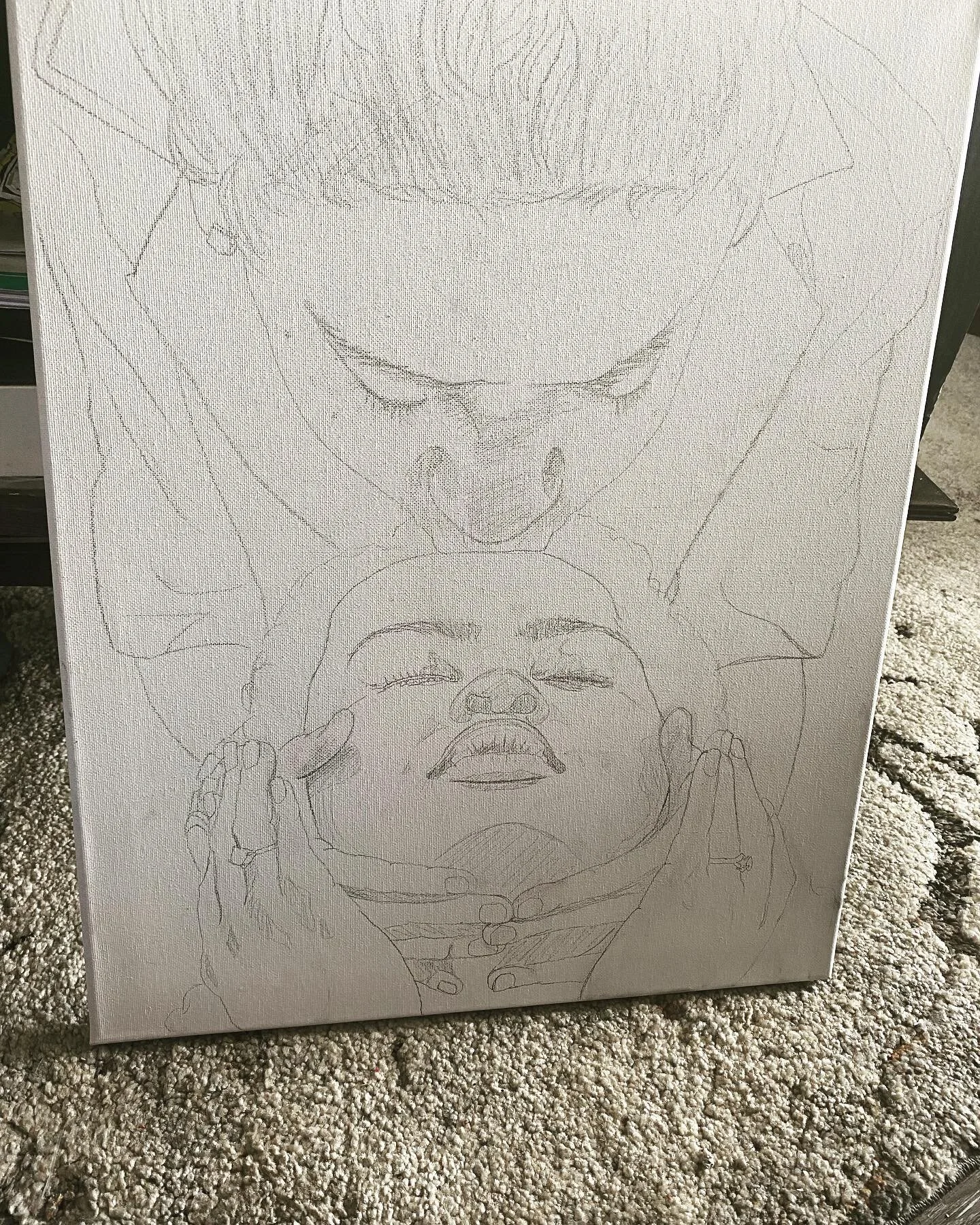 Clean foundations are key to a solid painting 🖼 #freehandartist #paintingismypassion #artist #layers #staytuned #linework #sketching #explore
