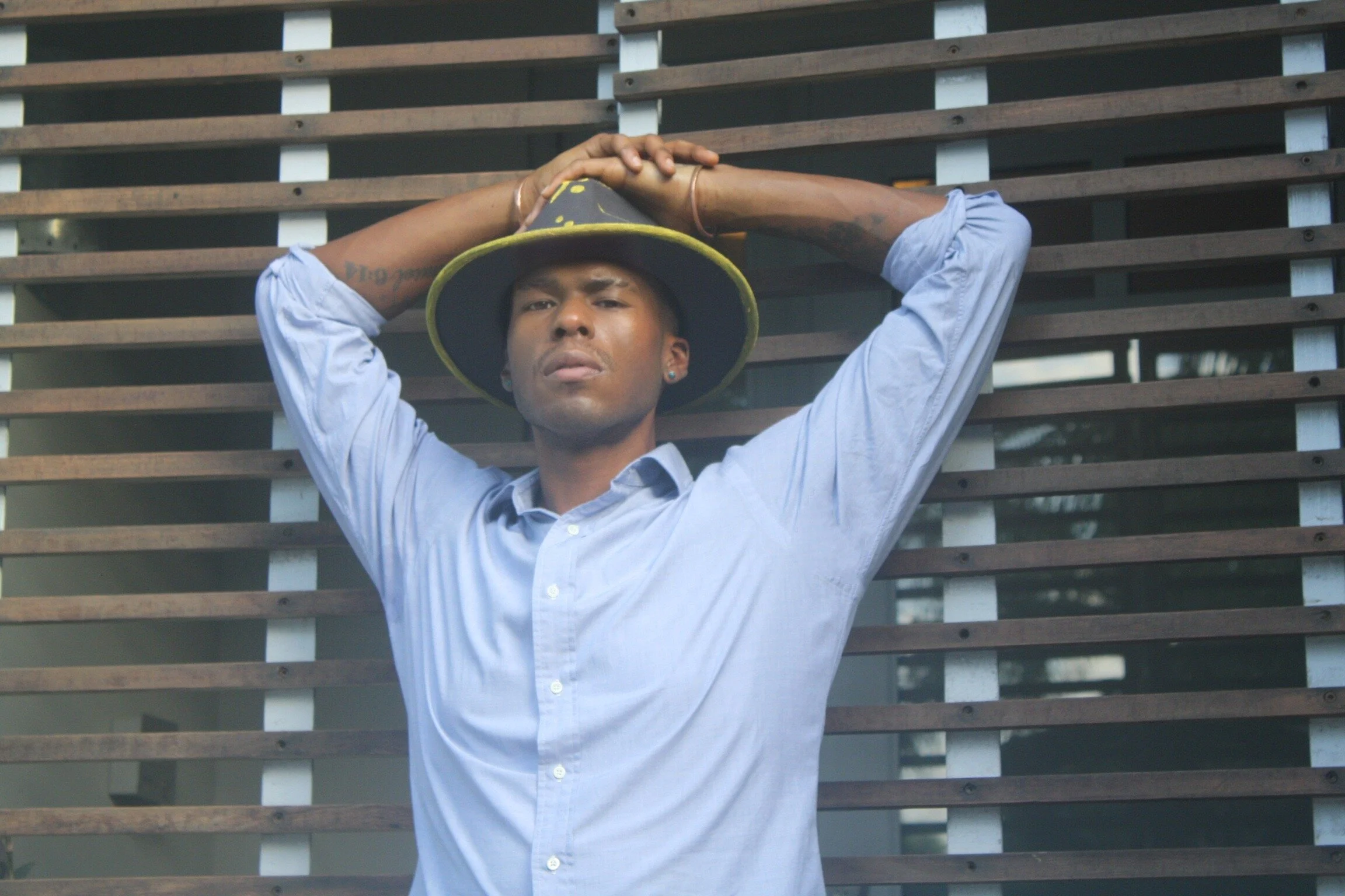 Teyana Fedora - Yellow and Gray