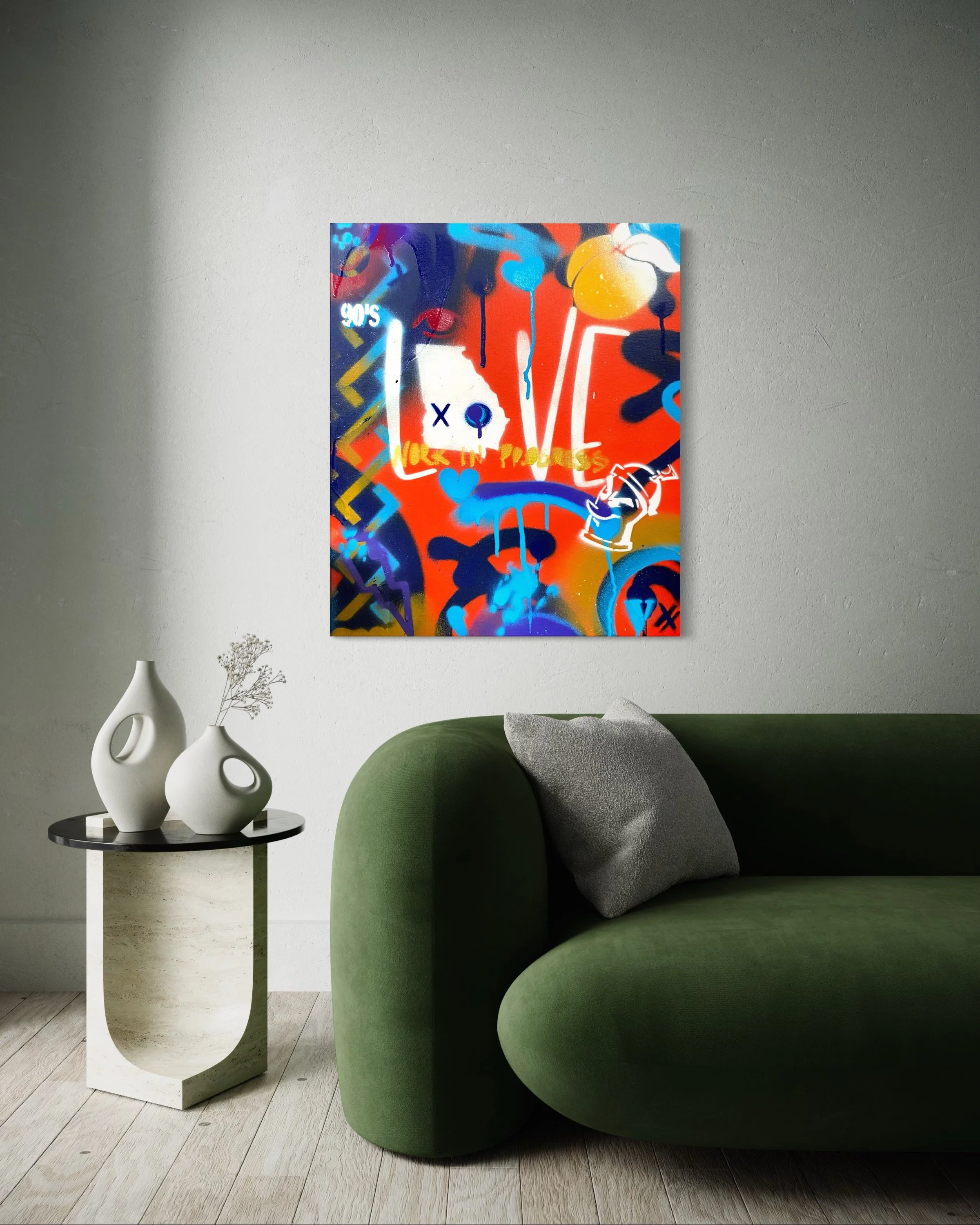 90S W.I.P. Limited Edition Canvas Print