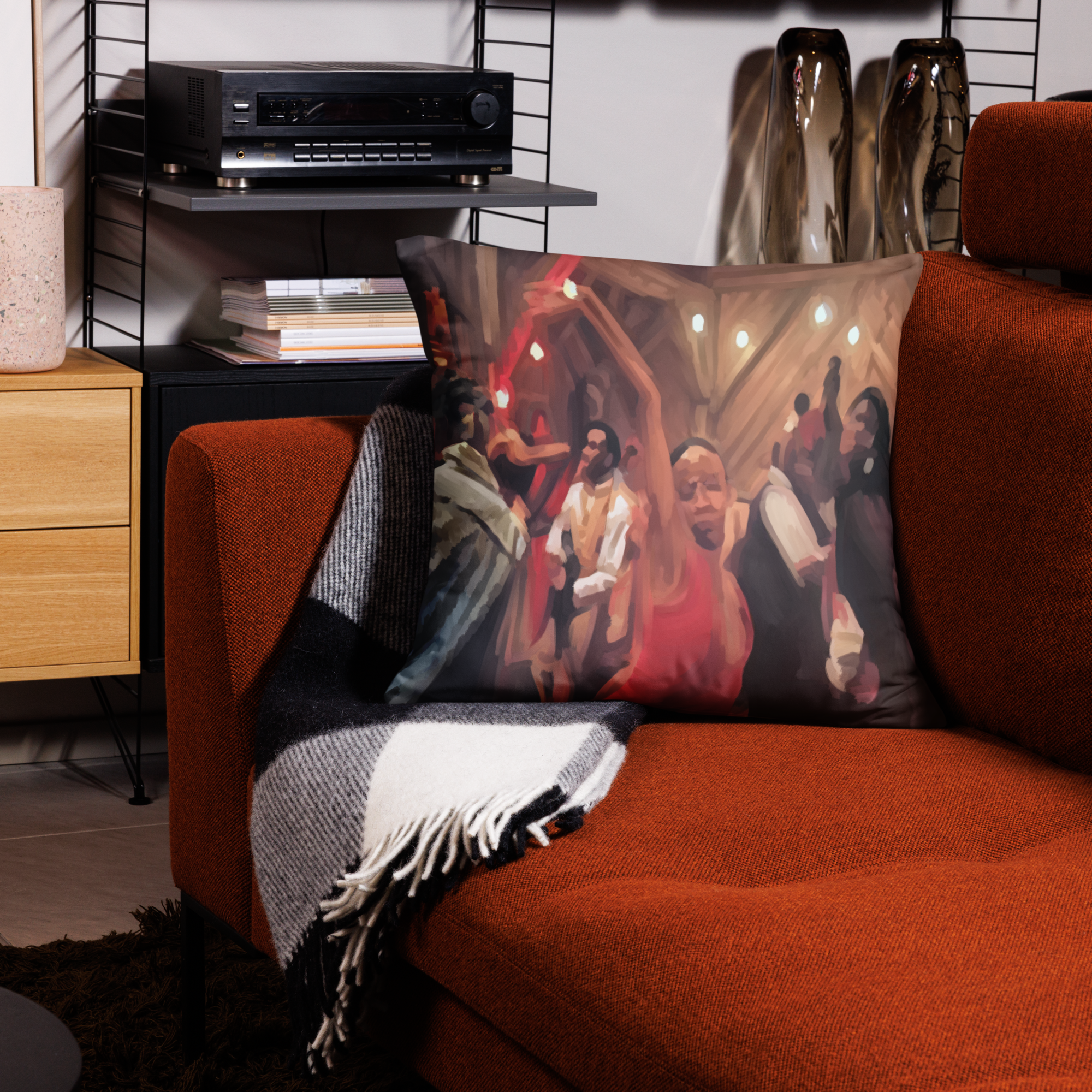 Sinners Throw Pillow