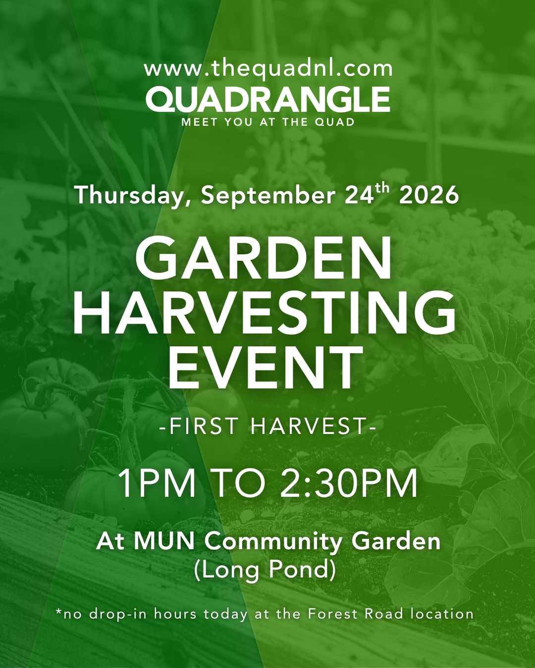 Garden Harvesting Event