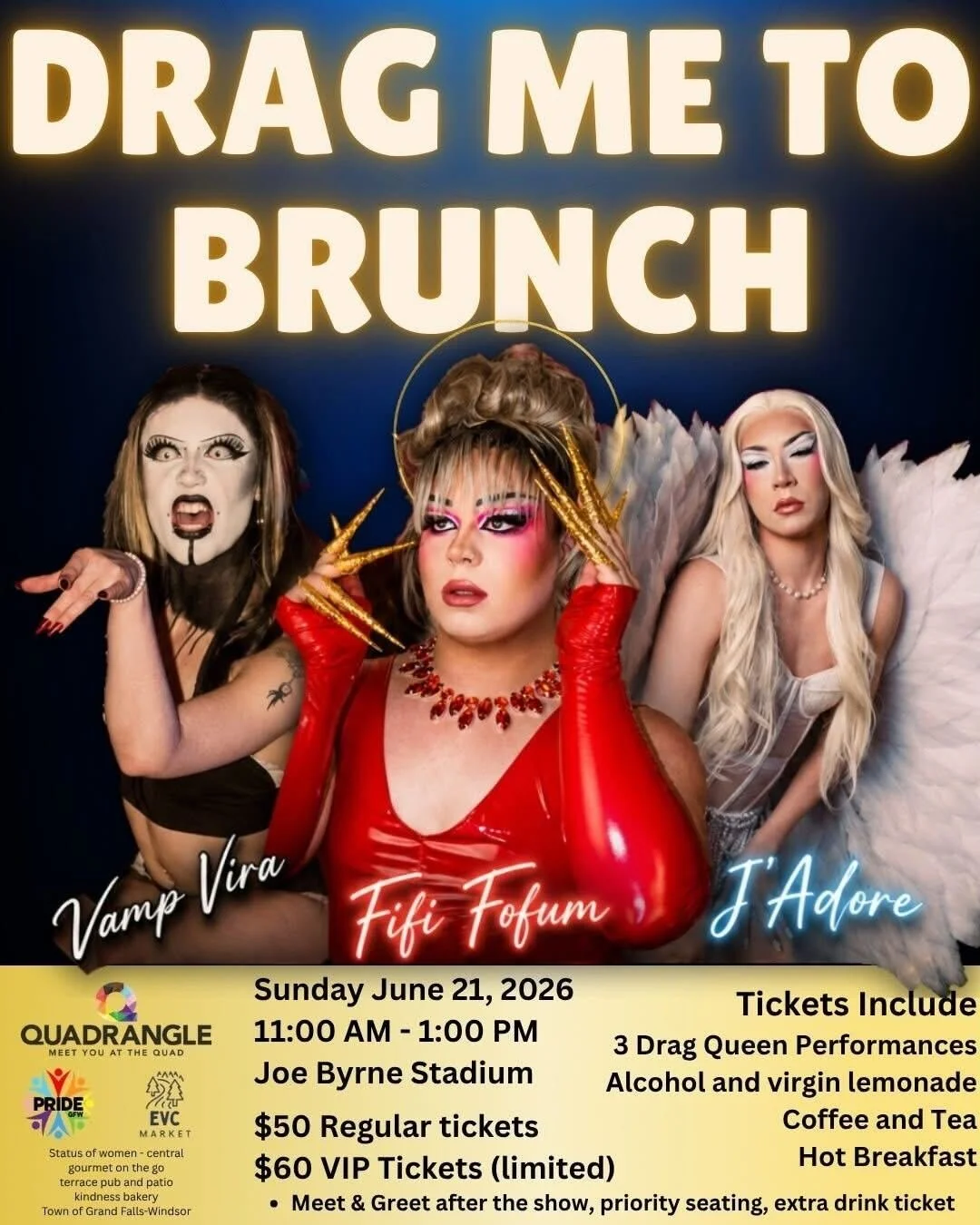 Grand Falls-Windsor Pride and Exploits Valley Community Market Presents: DRAG ME TO BRUNCH