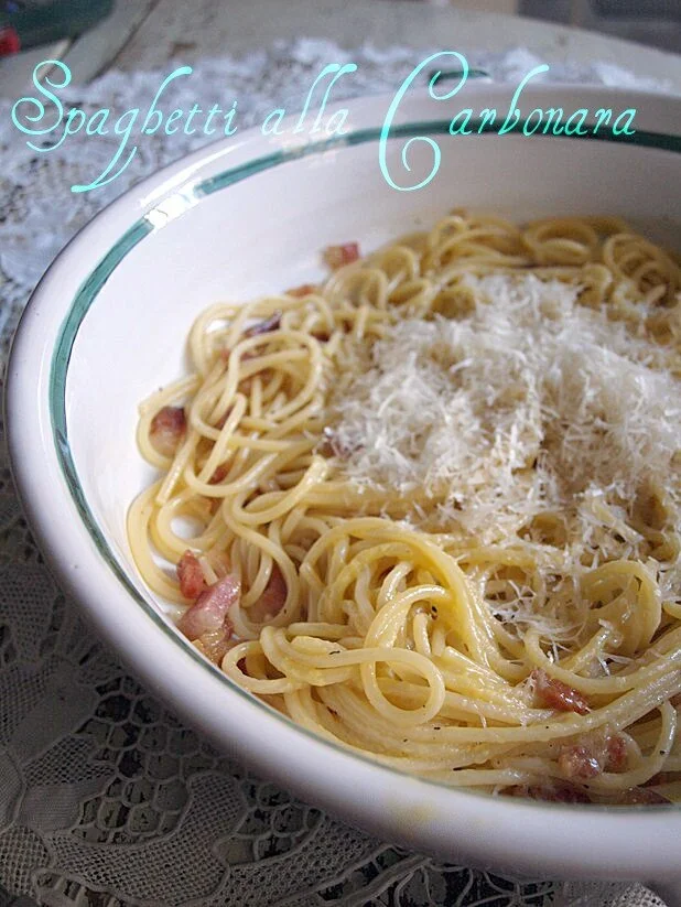  The authentic "Spaghetti alla carbonara"