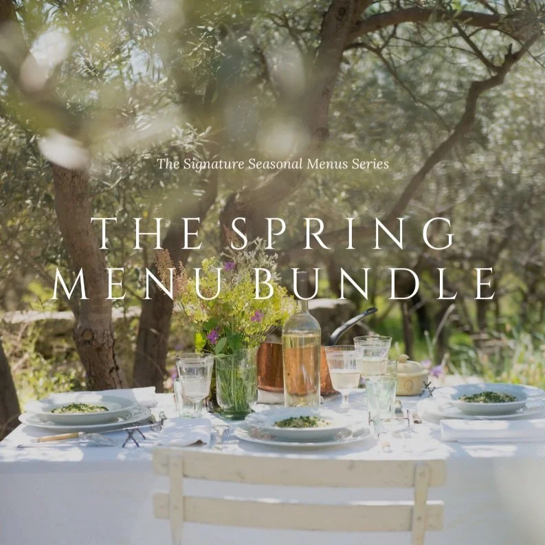 springtime table in Provence