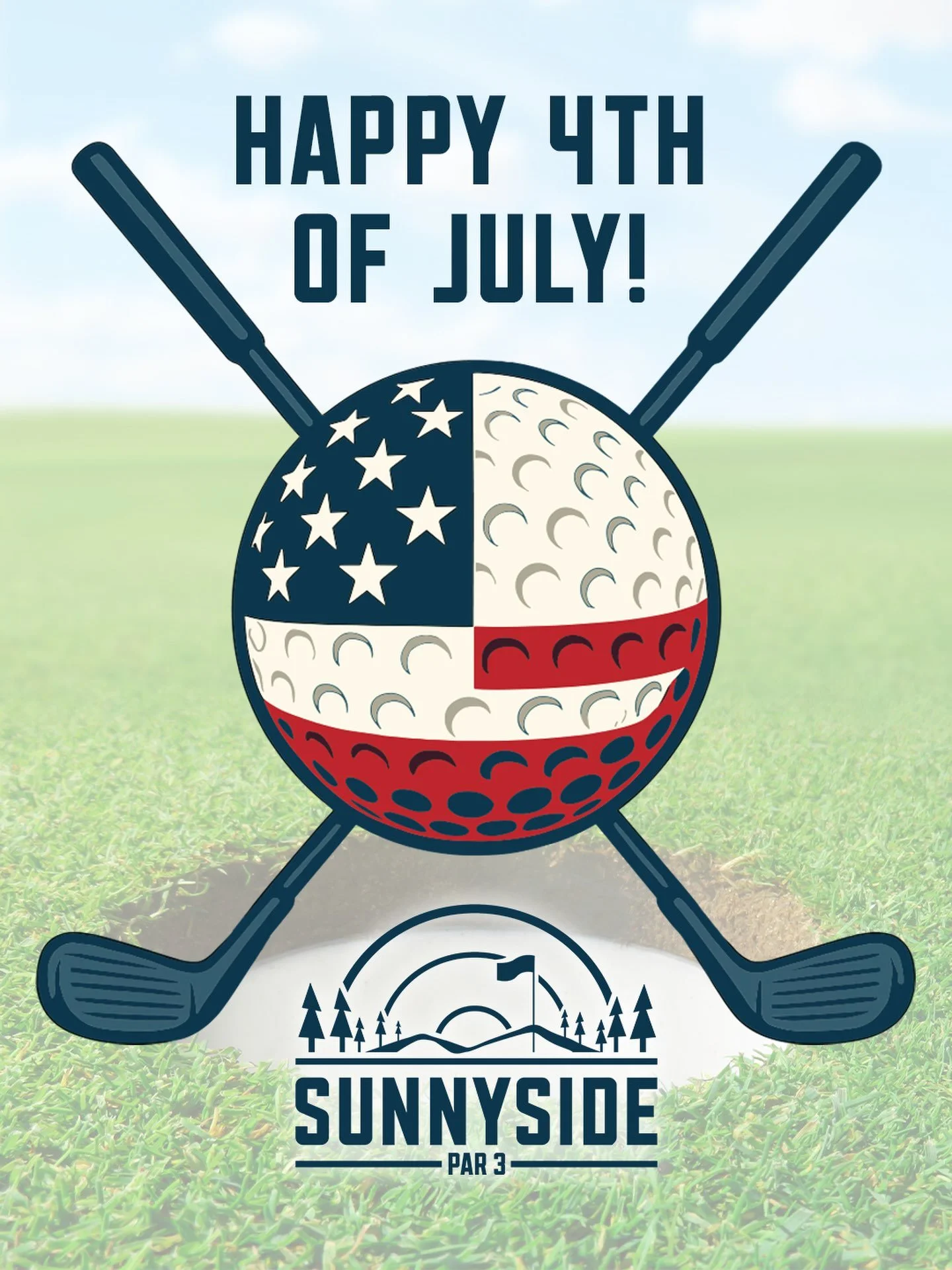 Happy Fourth of July from all of us at Sunnyside Par 3! 🇺🇸🎆

We hope your day is filled with great food, good company, and plenty of time spent making memories with family and friends.

Just a friendly reminder that we are CLOSED today so our staf