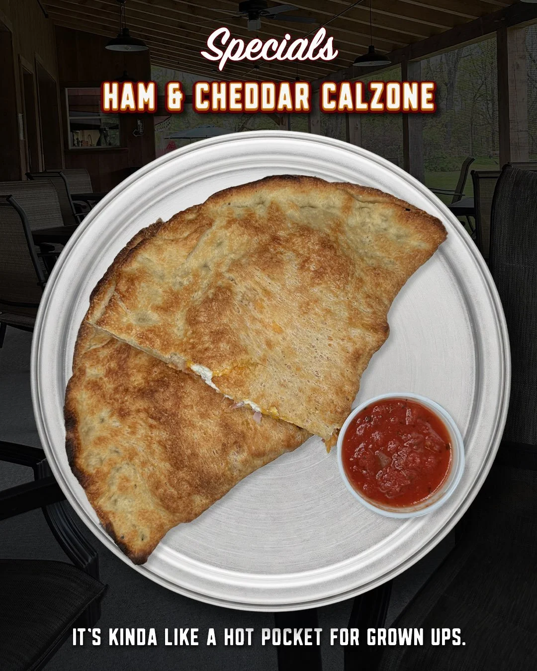 There are two kinds of people.

The ones who cut straight into a calzone&hellip;

&hellip;and the ones who spend a solid thirty seconds figuring out the best first bite.

Either way, you&rsquo;re headed in the right direction.

This week&rsquo;s Ham 