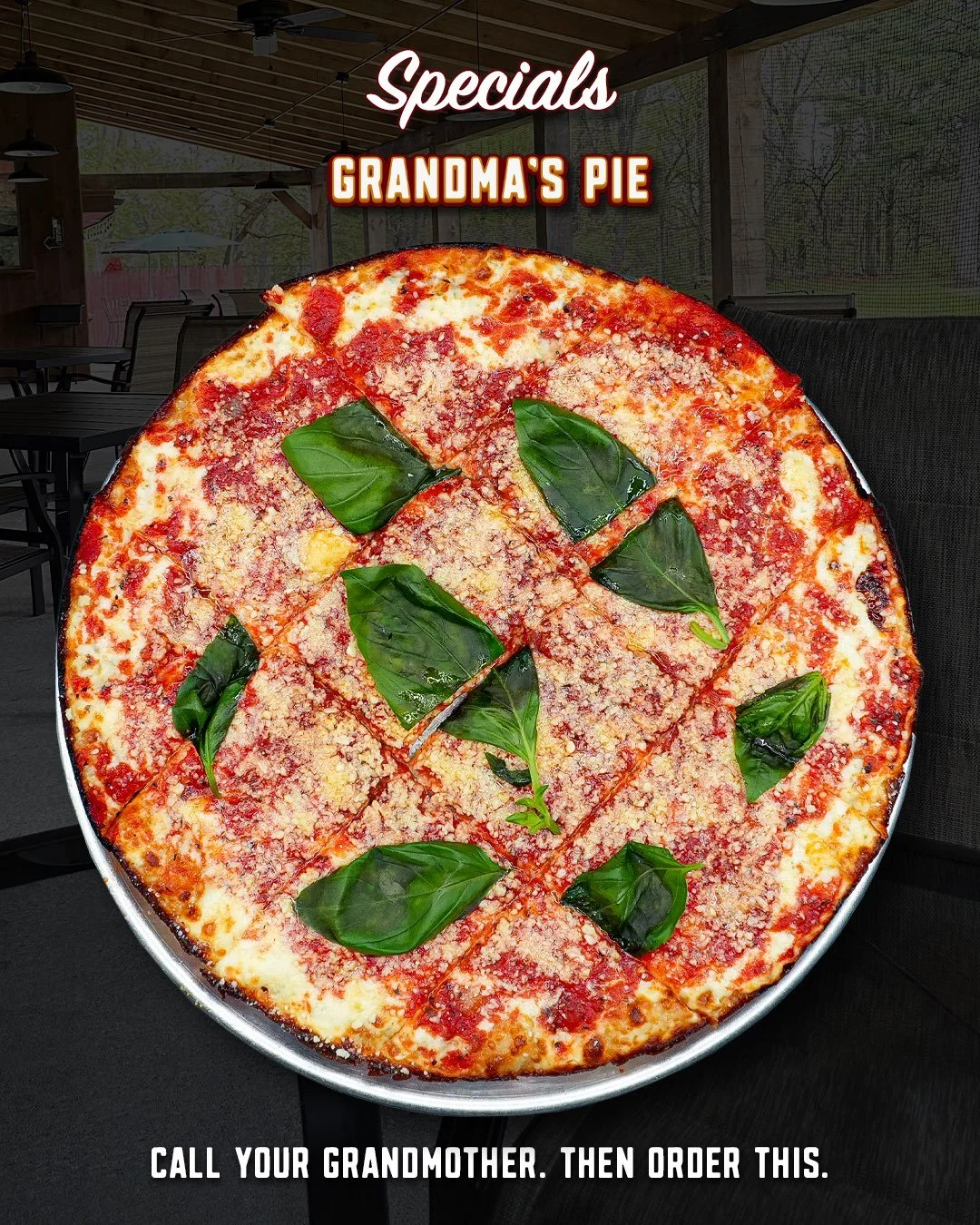 Grandma&rsquo;s making pizza at the Par. 🍕👵

Our Grandma&rsquo;s Pie starts with a garlic butter base and mozzarella, then gets par-baked before you make the important decision: marinara or vodka sauce on top.

From there, it&rsquo;s finished with 