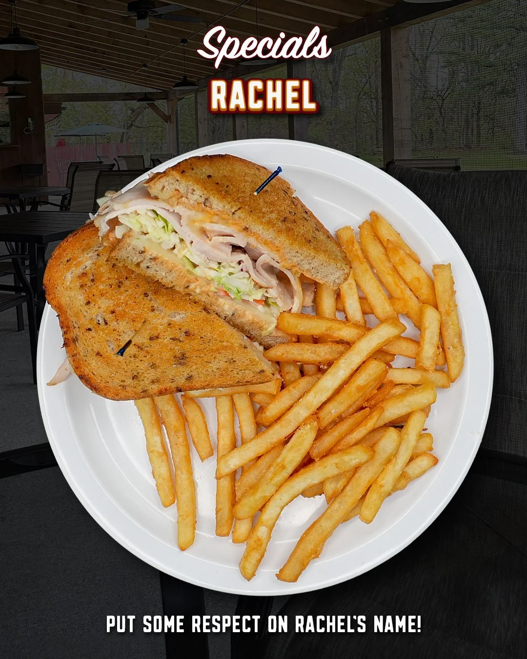 Reuben gets all the attention. Rachel would like a word. 🥪

The Rachel stacks grilled turkey with melted Swiss cheese, coleslaw, and 1000 Island dressing for that perfect mix of hot, melty, creamy, and crunchy.

It&rsquo;s a deli classic that doesn&
