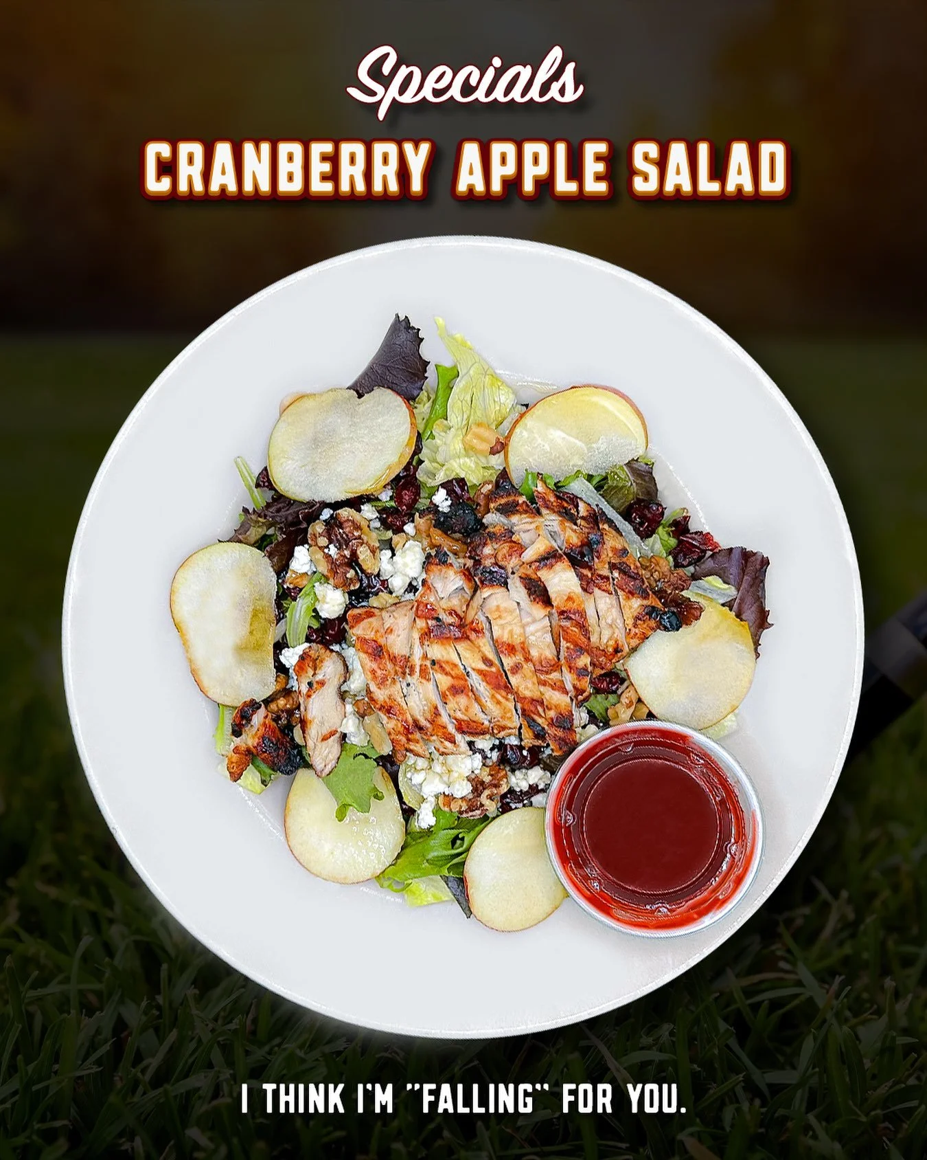 Look who showed up right on schedule. 🍎🍂

The Cranberry Apple Salad is a returning favorite at Sunnyside, and around here it&rsquo;s become a pretty reliable sign that fall isn&rsquo;t far away.

Fresh mixed greens are topped with goat cheese, cran