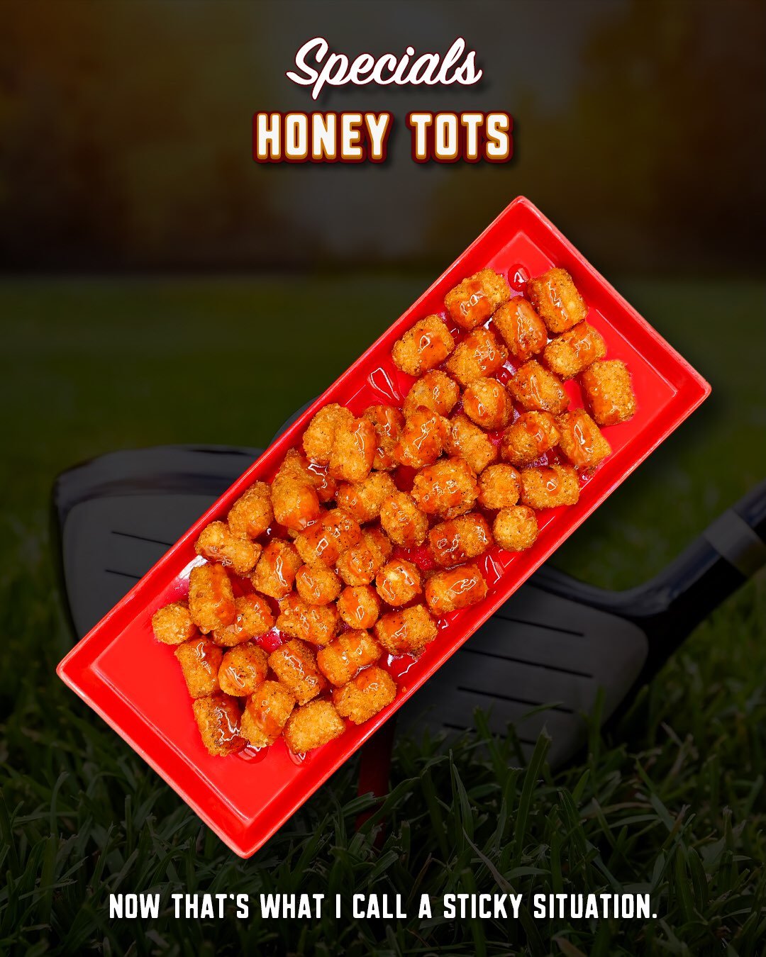 Tater tots discovered hot honey. There&rsquo;s no going back. 🍯

The Honey Tots start with crispy tater tots tossed in a dry honey rub, then get finished with a hot honey drizzle for a little sweetness, a little heat, and plenty of crunch.

Simple i