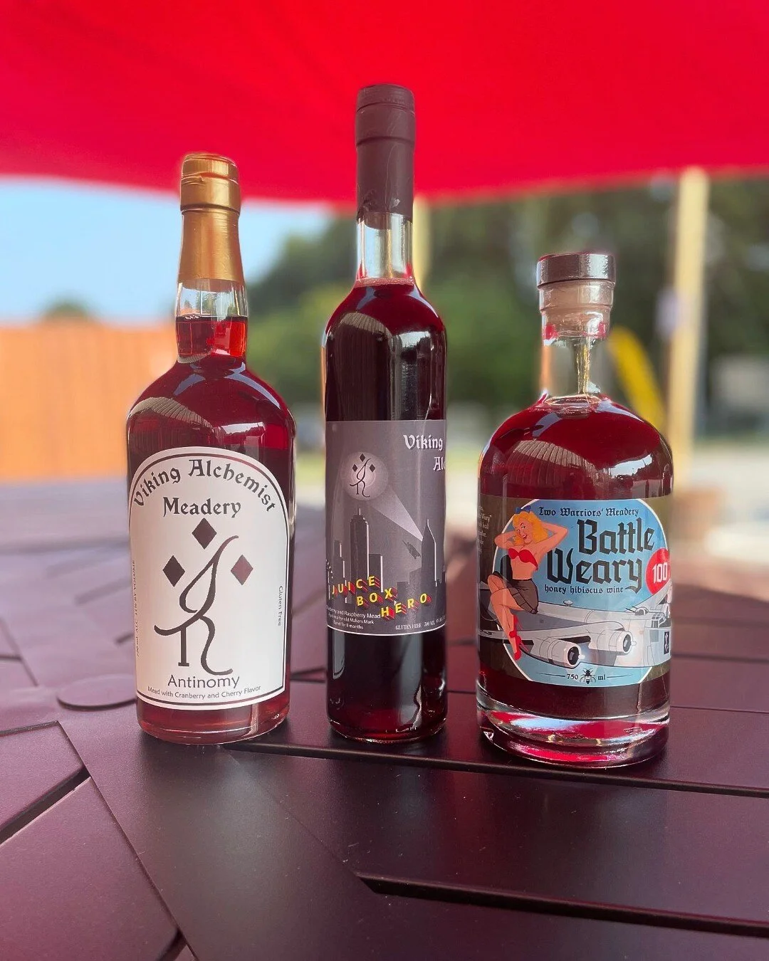 We're thrilled to announce the meads for our third quarter Alchemist Club package! This month's club mailing will include Antinomy, Juice Box Hero and Battle Weary.

ANTINOMY is one of our Signature meads. Very approachable, this cranberry and cherry