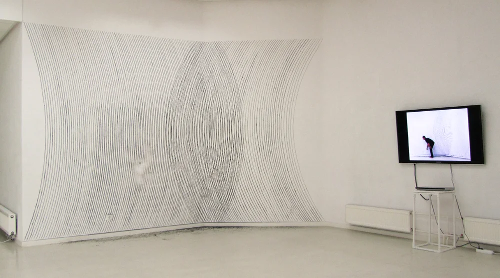 Documentation from the exhibition London International, curated by Edward Lucie Smith and Xavier Ellis, at KCCC Institute in Klaipeda, Lithuania, in June 2011.