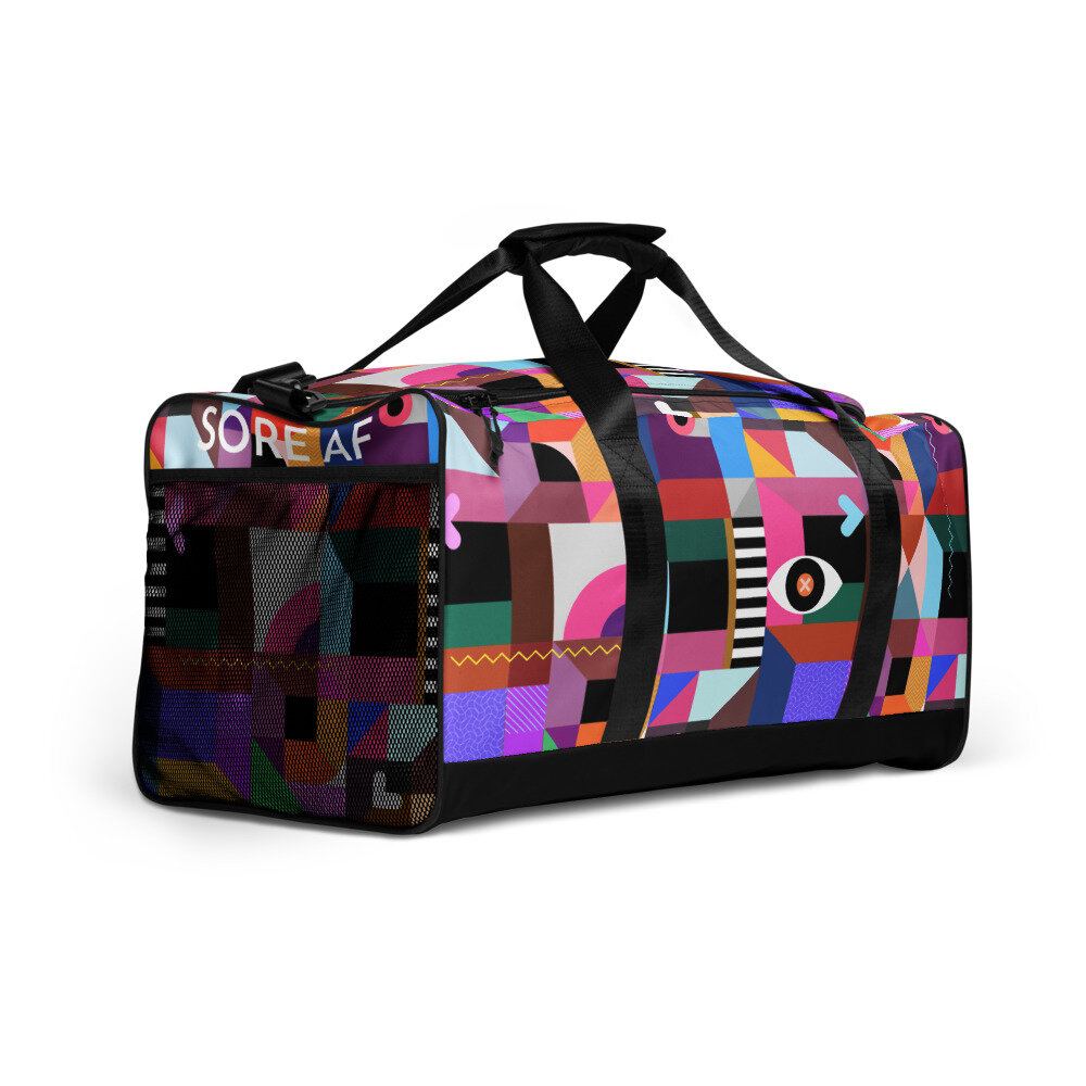 Dom Downtown Concentratie Picasso-Go-Go Duffel Bag — Farley's Fit Kitchen