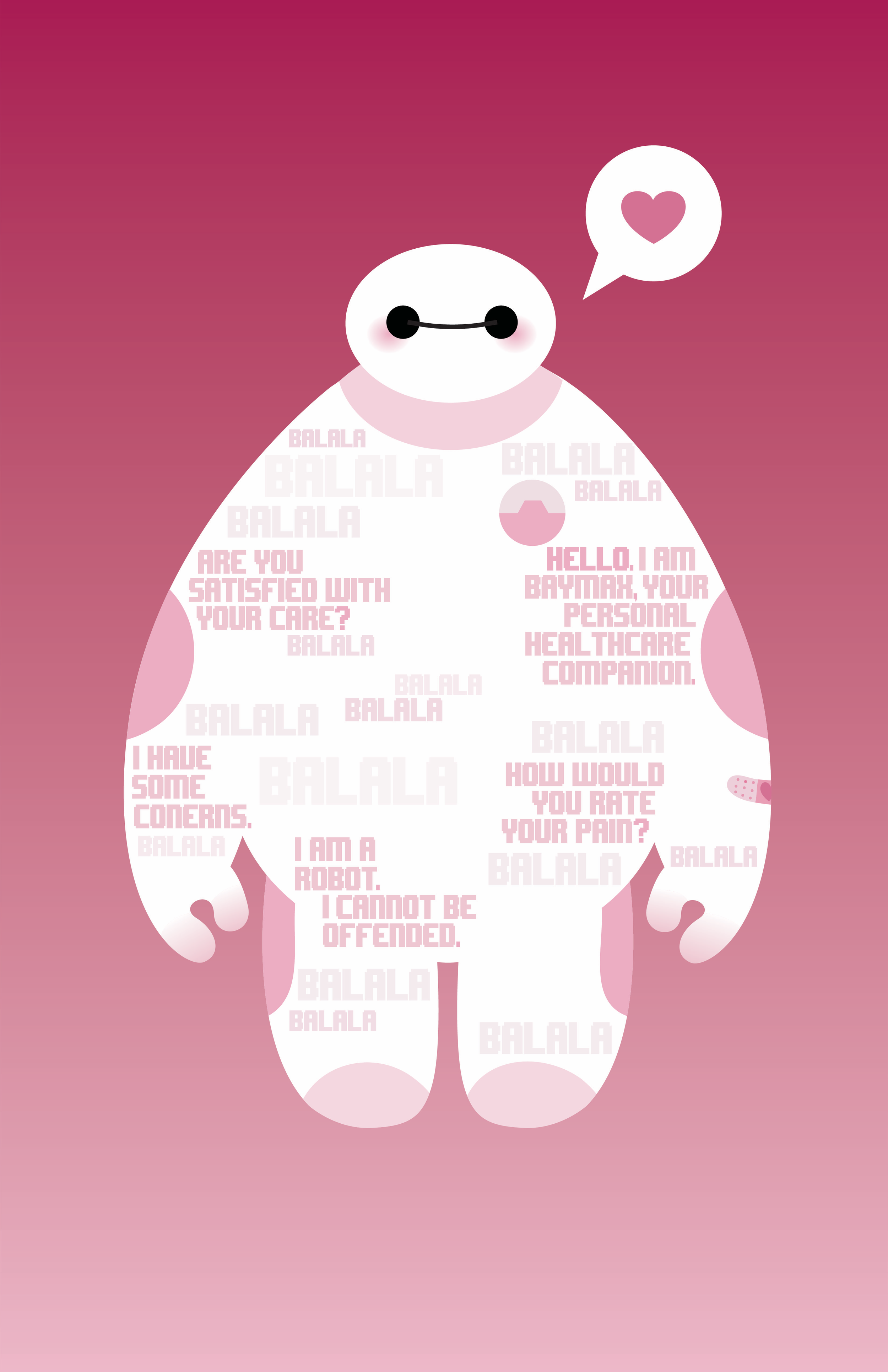 Illustrative Typography Assignment - Baymax