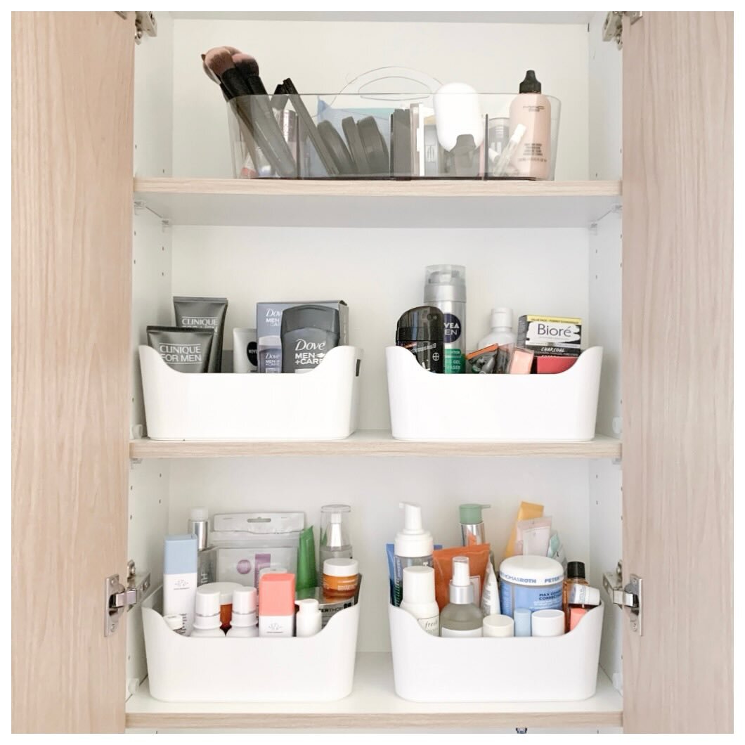 It&rsquo;s no secret one of our favorite organizing product is the variera bin from @ikeacanada. We love it because they are:
-affordable (between $7-10)
-wipeable 
-clean, simple &amp; minimal design
-durable 

Any guesses on how many we order every