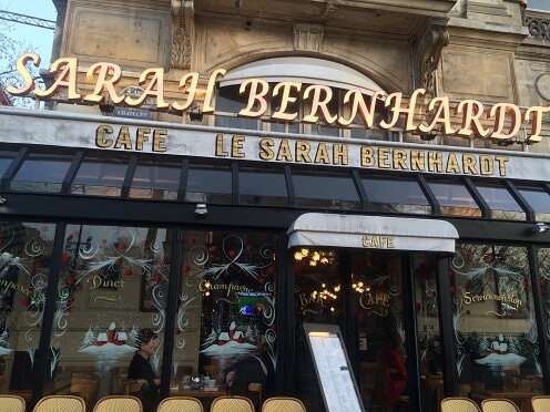 Place du Châtelet is home to a historic cafe named after the greatest tragedienne in French theatre, Sarah Bernhardt. Stop in for a quick bite to eat or a fine dining experience amongst the Art Nouveau themed architecture. Such a treat! —