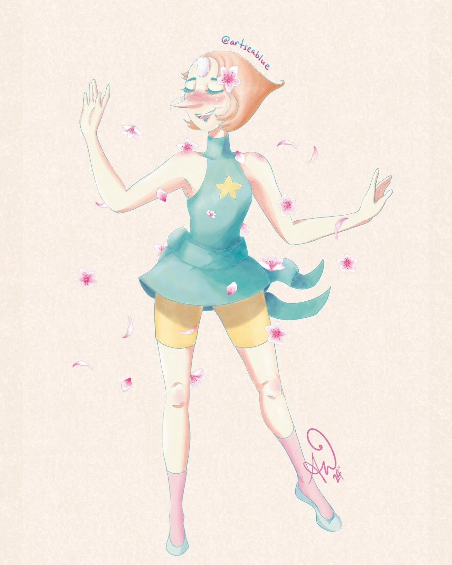 &ldquo;It all starts with your stance.&rdquo; - Pearl✨🌸
.
.
.
.
.
#pearl #stevenuniversepearl #stevenuniversefanart #digitalart #rebeccasugar #cartoonnetwork #procreate #ipadart #artseablue #artistsoninstagram #beautifulfanart