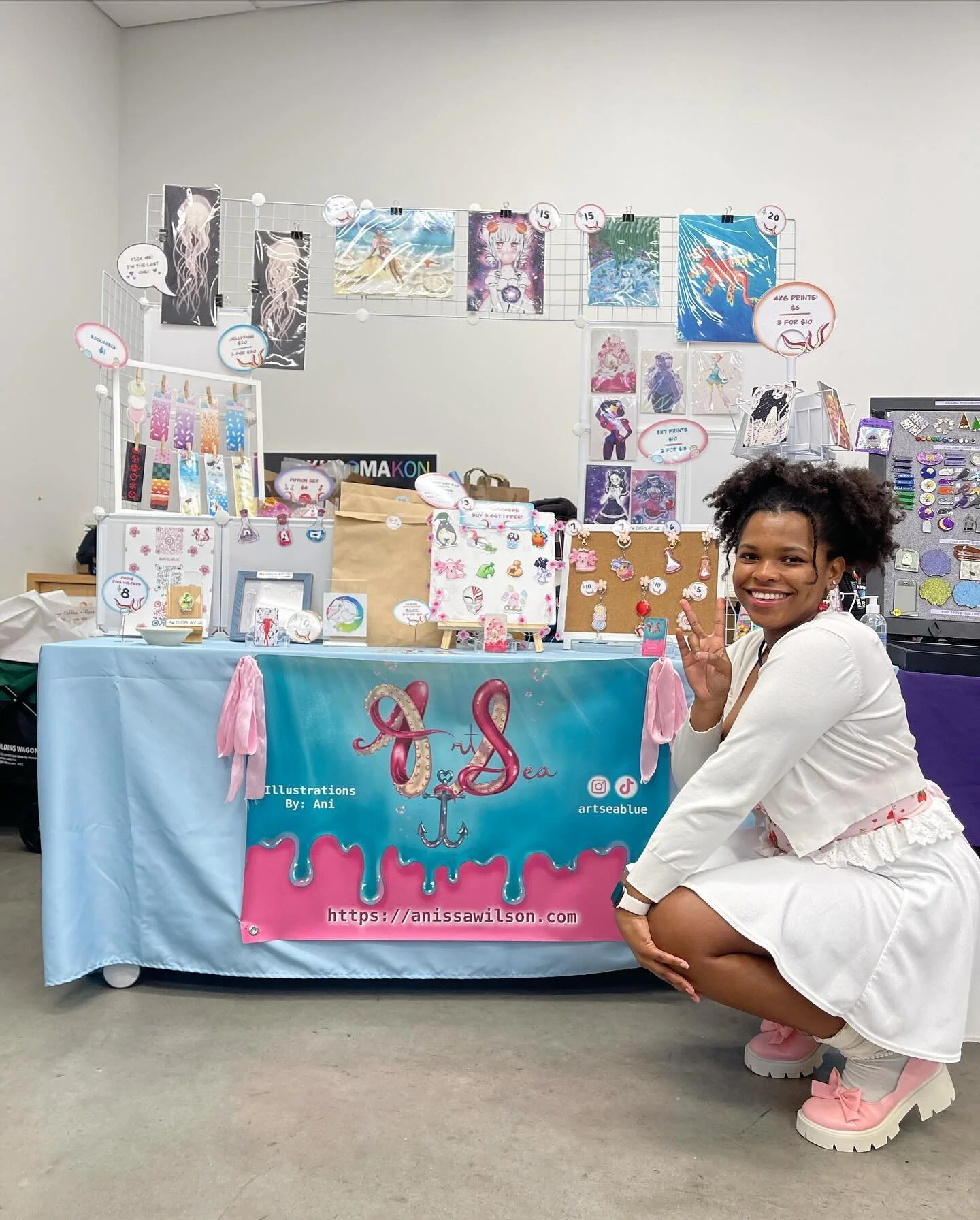 Thank you @khromakon for having ArtSea as a vendor for Khroma Kon 2024. It has truly been an amazing time. To the staff, you guys are freaking amazing and pulled off something that would have been deemed impossible for other cons. @open_works_bmore Y