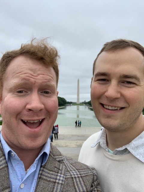 My husband Aleks and me at the National Mall