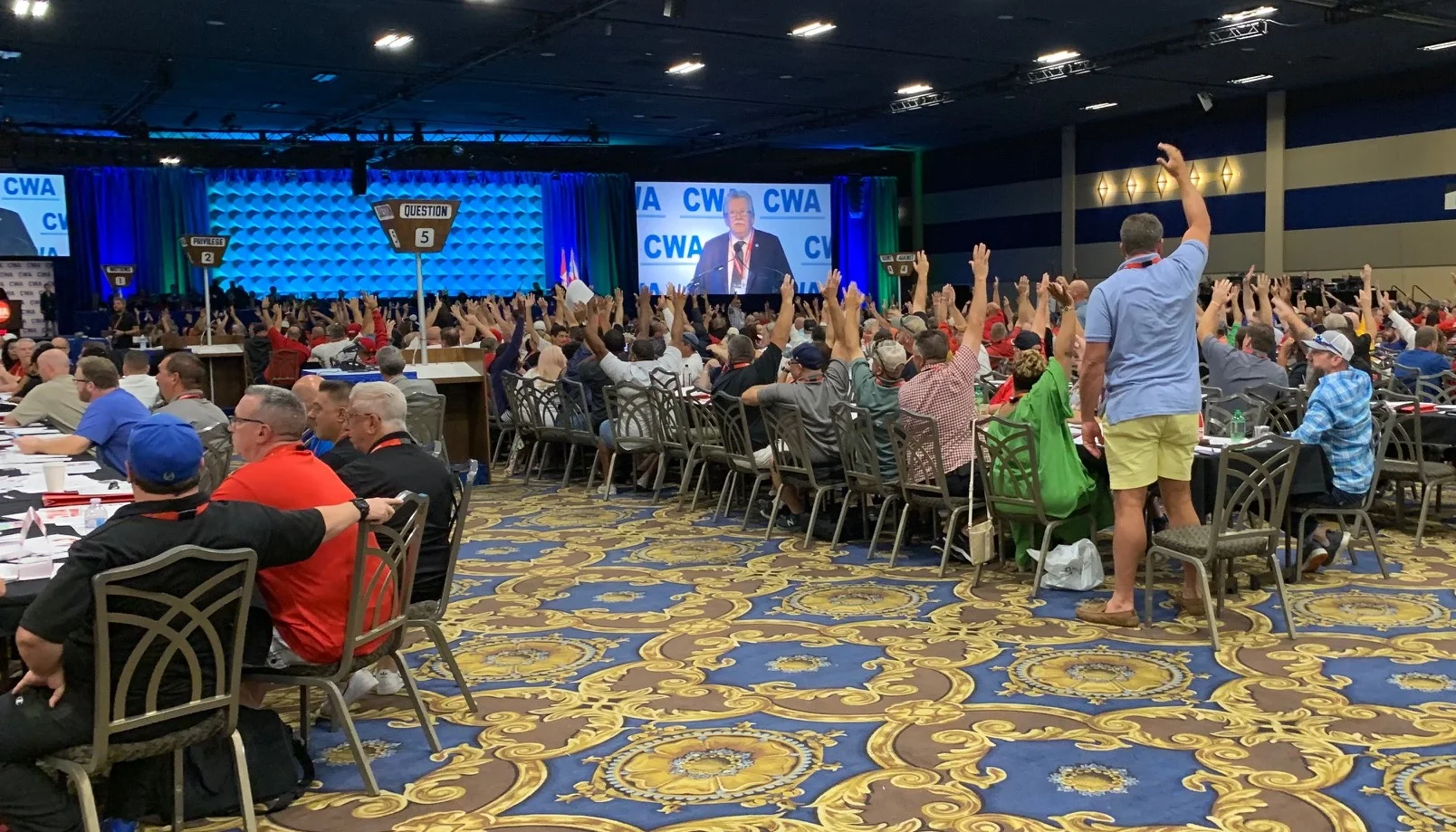 CWA delegates vote in favor of postponing sector dissolution indefinitely.