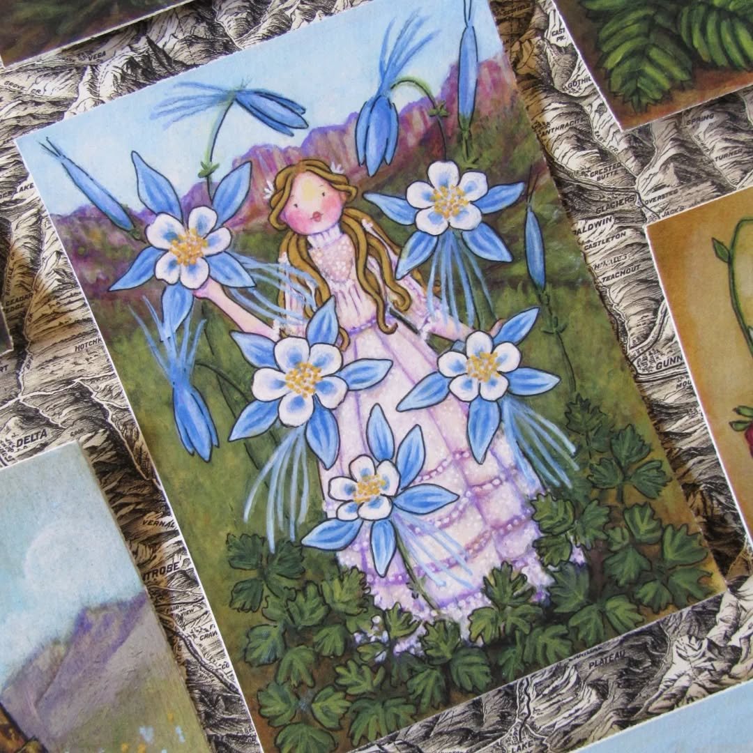 🌲🪻🌲🪻🌲
Please leave the real ones in the hills, but these Colorado wildflowers certainly are for picking and taking home! 🪻🌲🪻 My archival prints are printed on thick, textured cotton rag paper 💙 signed on the back, packaged in a protective sl