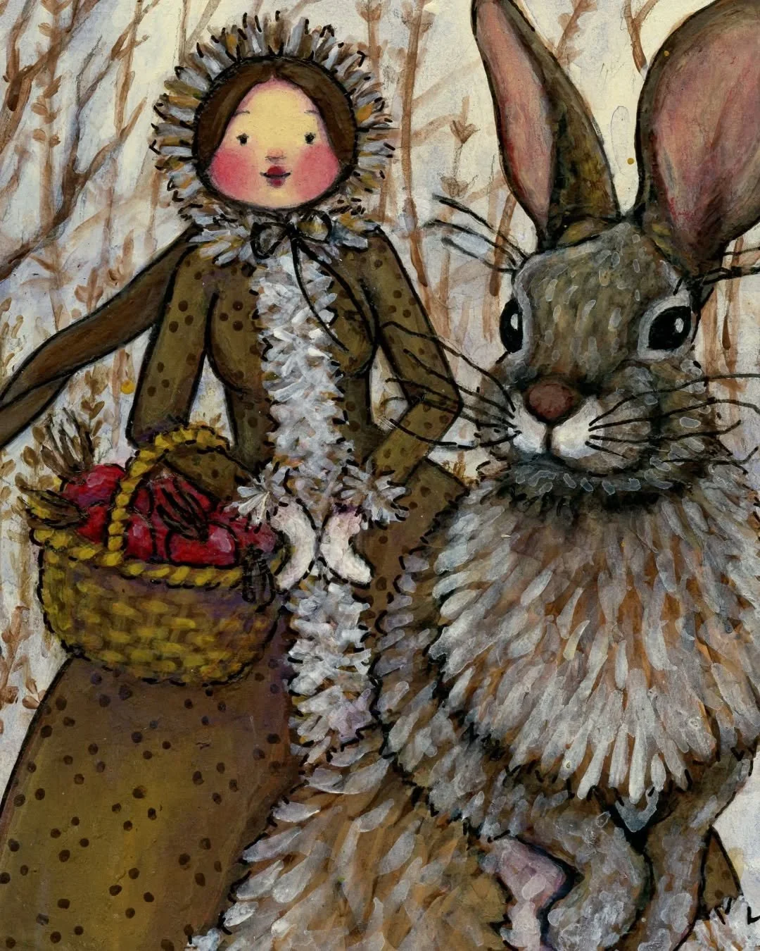 These gals are out this morning foraging and shopping to prepare for the holidays, supporting small and local businesses and makers, of course!&nbsp;&hearts;️&nbsp;If you have somebunny special on your gift list, hop on over to my poster and print sh