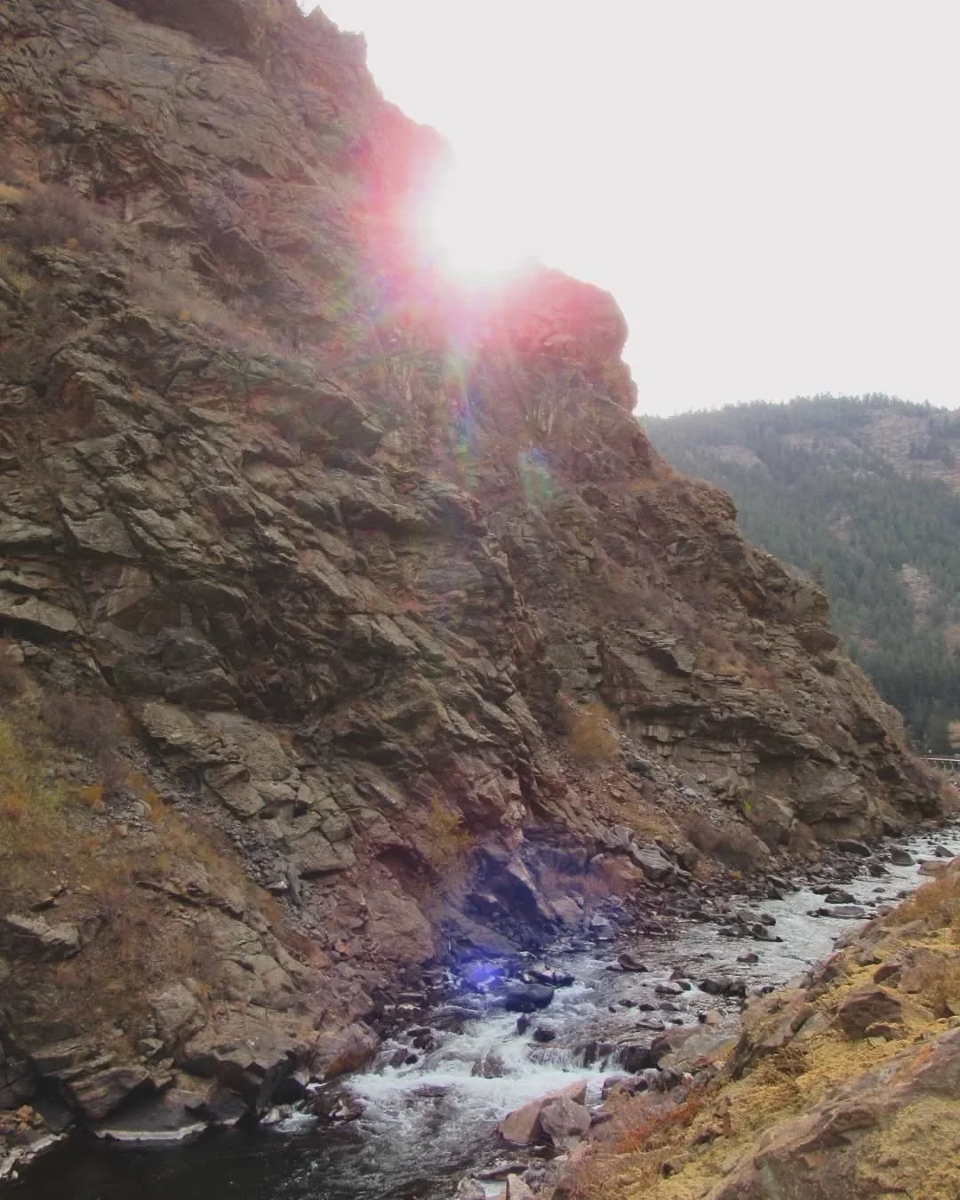 Last week, we walked the newest segment of the Peaks&nbsp;to Plains Trail in steep, deep Clear Creek Canyon, just opened on November 21!&nbsp;👣⛰️🤍&nbsp;The CCR Trailhead is named for the Colorado Central Railroad,&nbsp;built in the 1870s to transpo