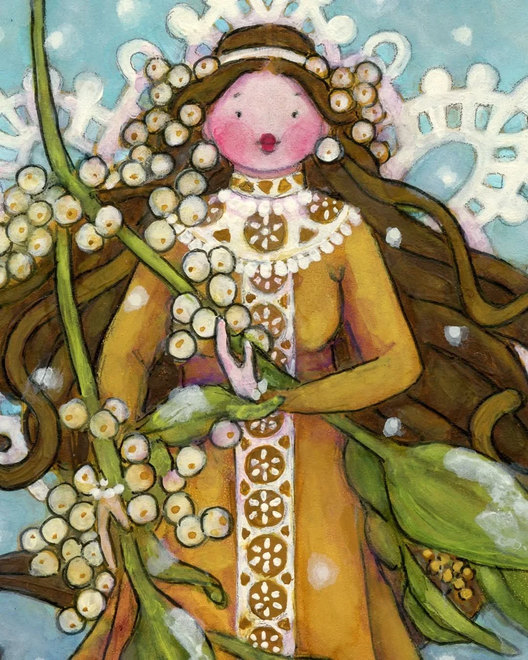 ✨️🤍✨️ Mistletoe and Holly gather to celebrate turning towards the light ✨️❤️✨️