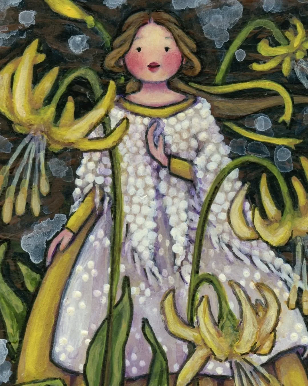 ❄️ Blooming from melting snow, Glacier Lily (Avalanche Lily, Trout Lily, Dogtooth Violet, Erythronium grandiflorum) welcomes Spring!&nbsp;&nbsp;🌱🌸🪻🦋💛