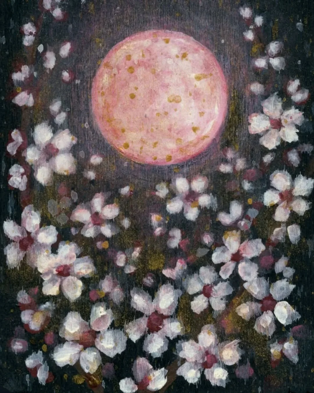 🌸🌕🌸&nbsp;April's full Pink Moon is named for fields of early spring blooms of a native eastern wildflower, creeping phlox, or moss pink 🌸 Wouldn't it be wonderful if the moon really were pink tonight? 🌸🌕🌸