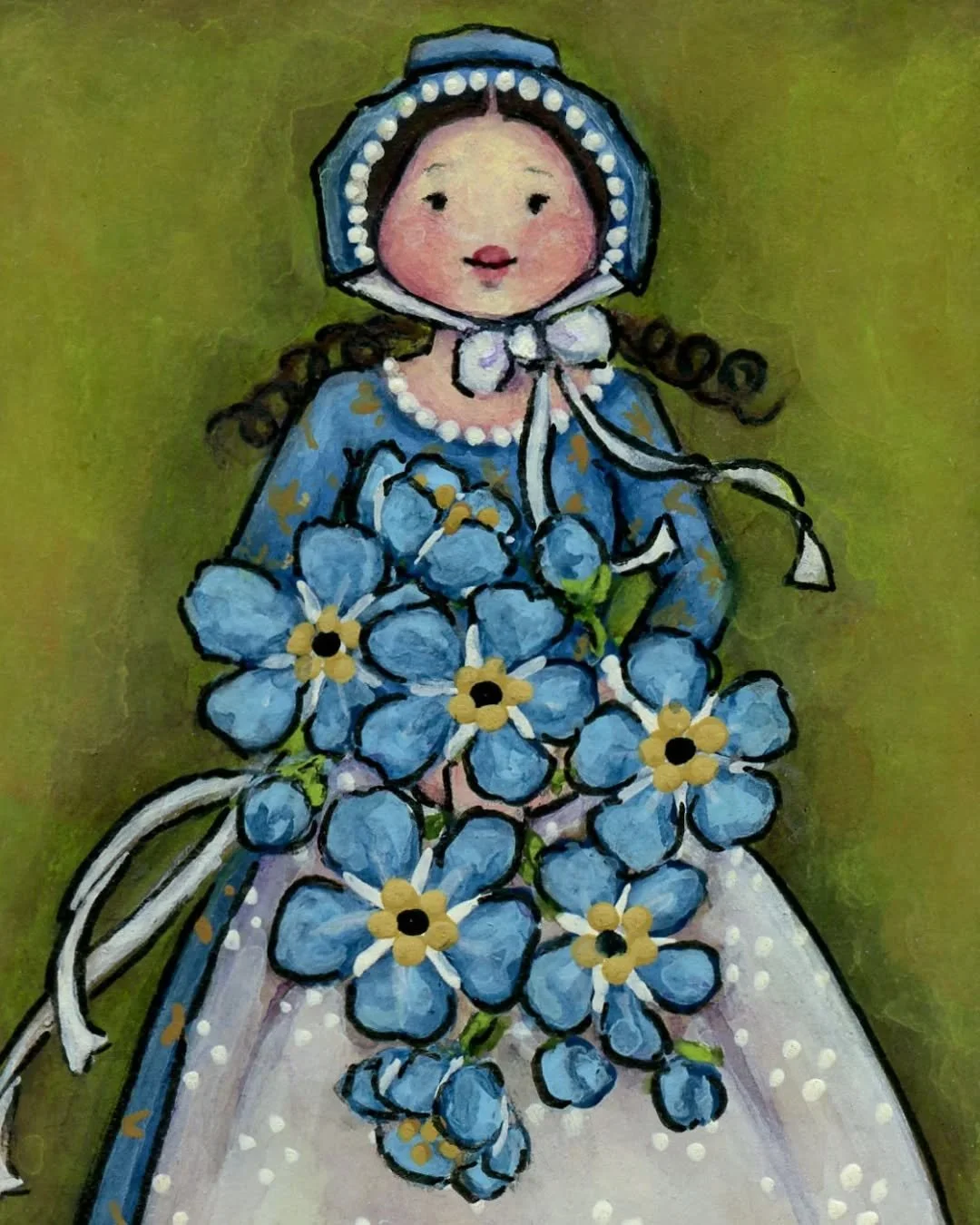 💙&nbsp;Forget-Me-Not&nbsp;💙

Her given name, Myosotis, means "mouse's ear" but Henry David Thoreau wrote she "is the more beautiful for being small and unpretending"&nbsp;💙💛💙

Find posters, prints and more wildflowers at mule