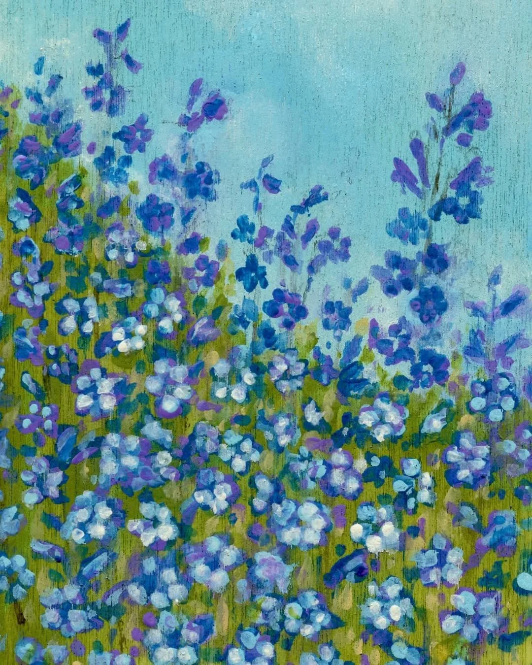 🪻🩵🪻&nbsp;A little penstemon practice painting&nbsp;🪻🩵🪻&nbsp;Let's sit here for a while and listen to the wind and bees&nbsp;🩵🪻🐝🪻🩵