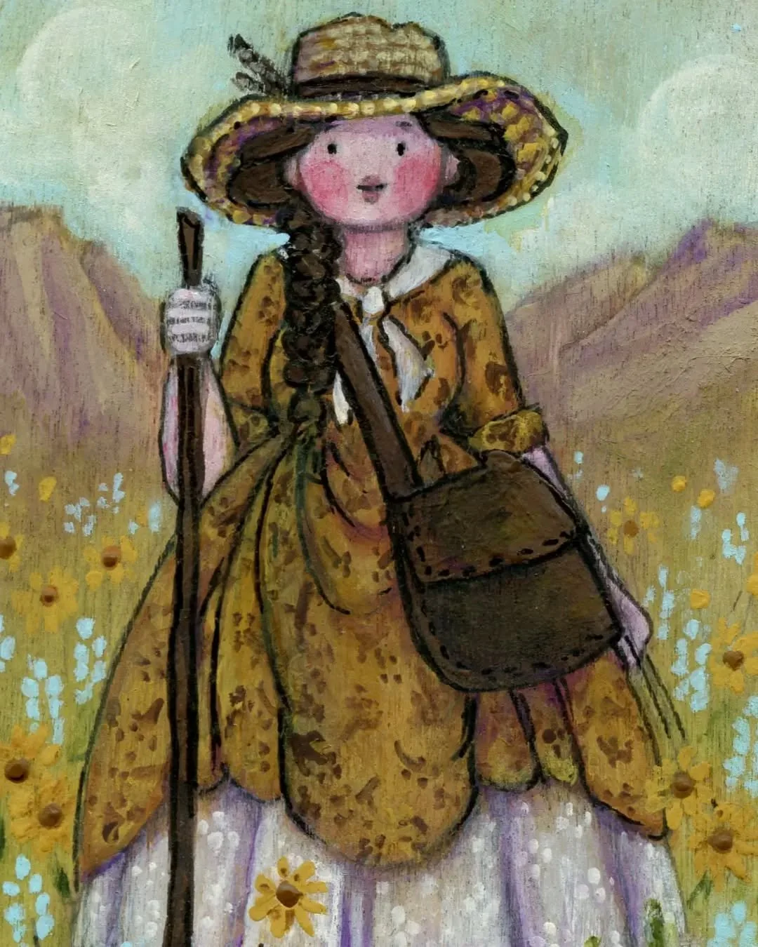 🌲⛰️🌲 The mountains are calling and I must go dilly-dally 🌾🌸🌻🪻🪺🐞🐌🍄

Exploring a high country garden of lupine and mule&rsquo;s ears in Rocky Mountain National Park~

Find prints, posters, and more wildflowers in the Mercantile! 🖤