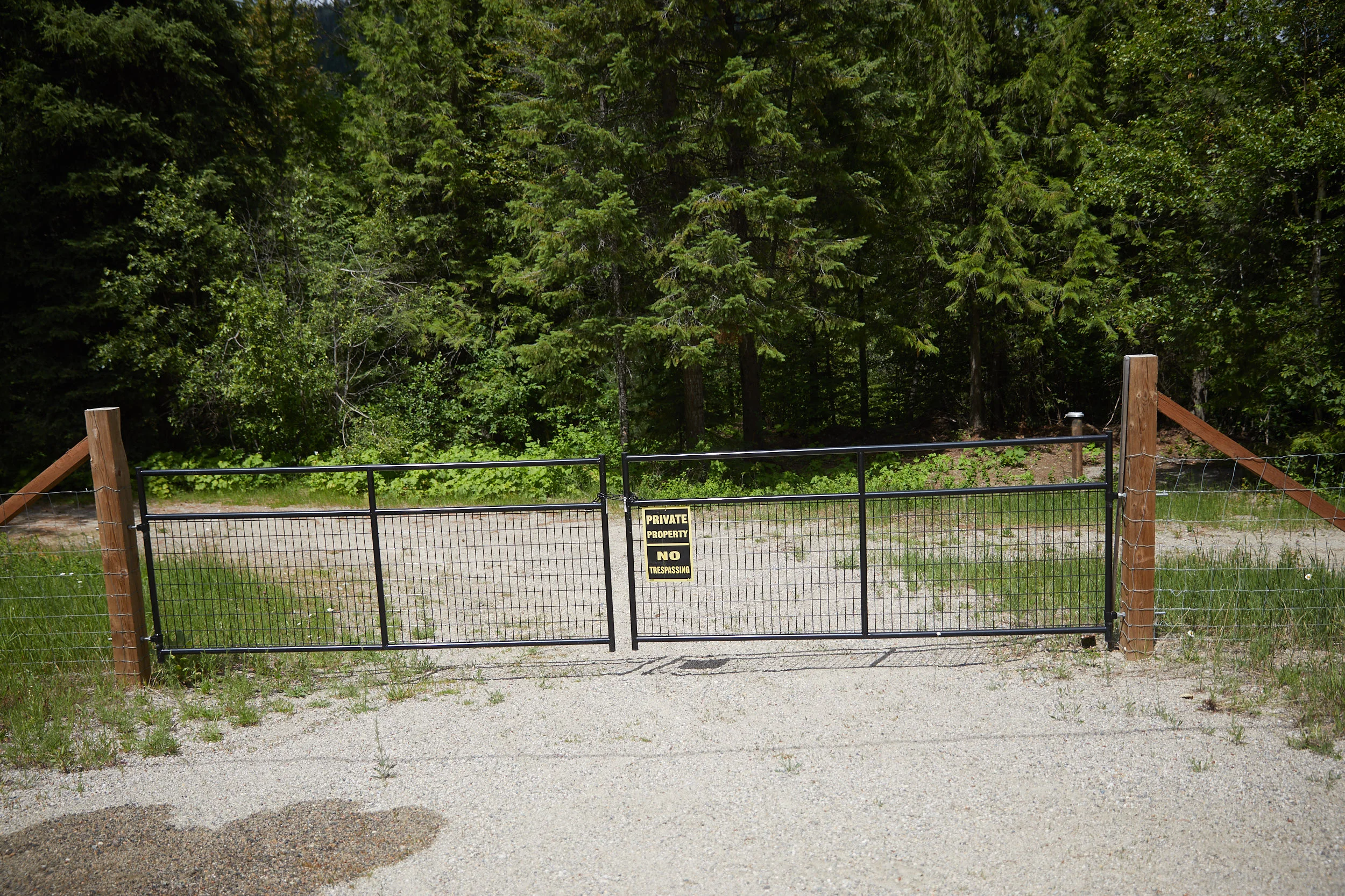 Including sections that were just private property and we had to detour.