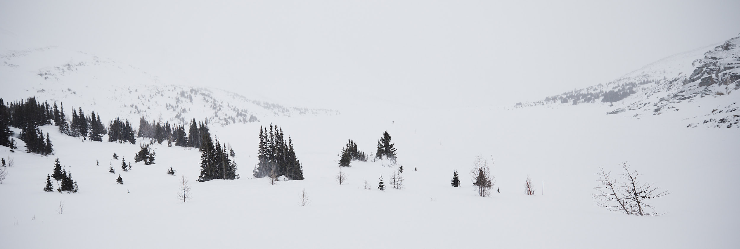  Once we reached the the top of the pass, the full force of the wind hit us. 