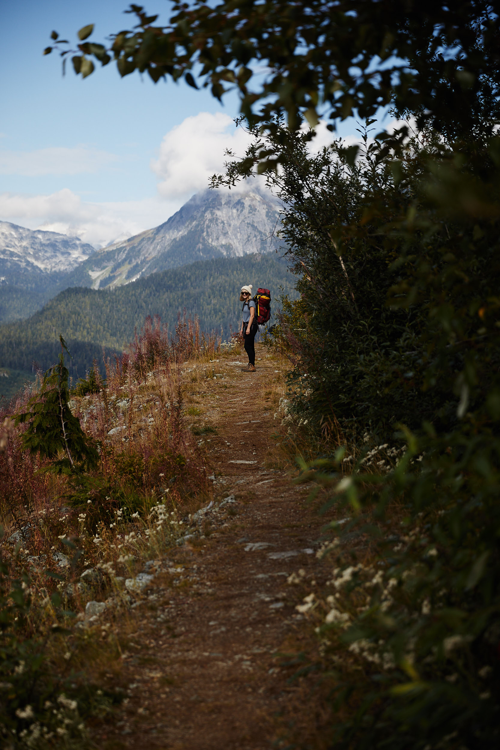 Once on the ridge you have great views of the valley until you approach the lake.