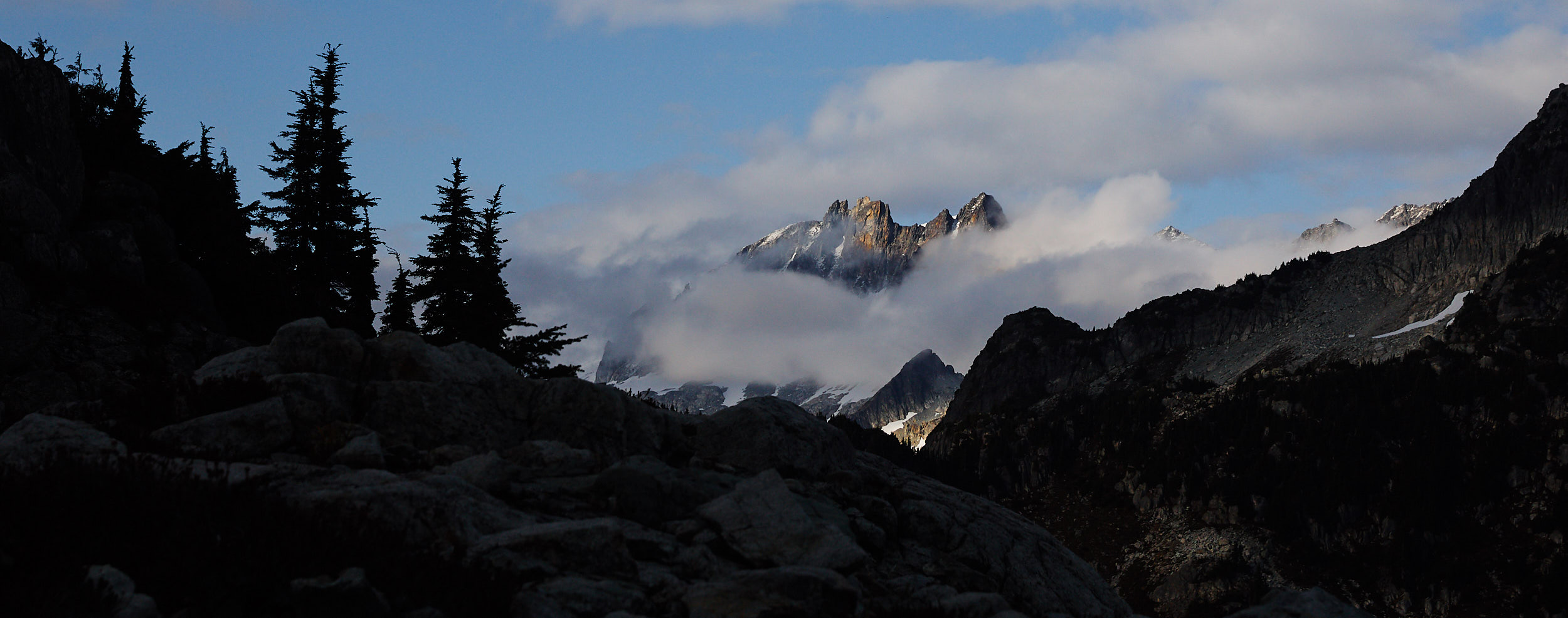 There is no definitive trail so it required a far amount of route finding and scrambling.