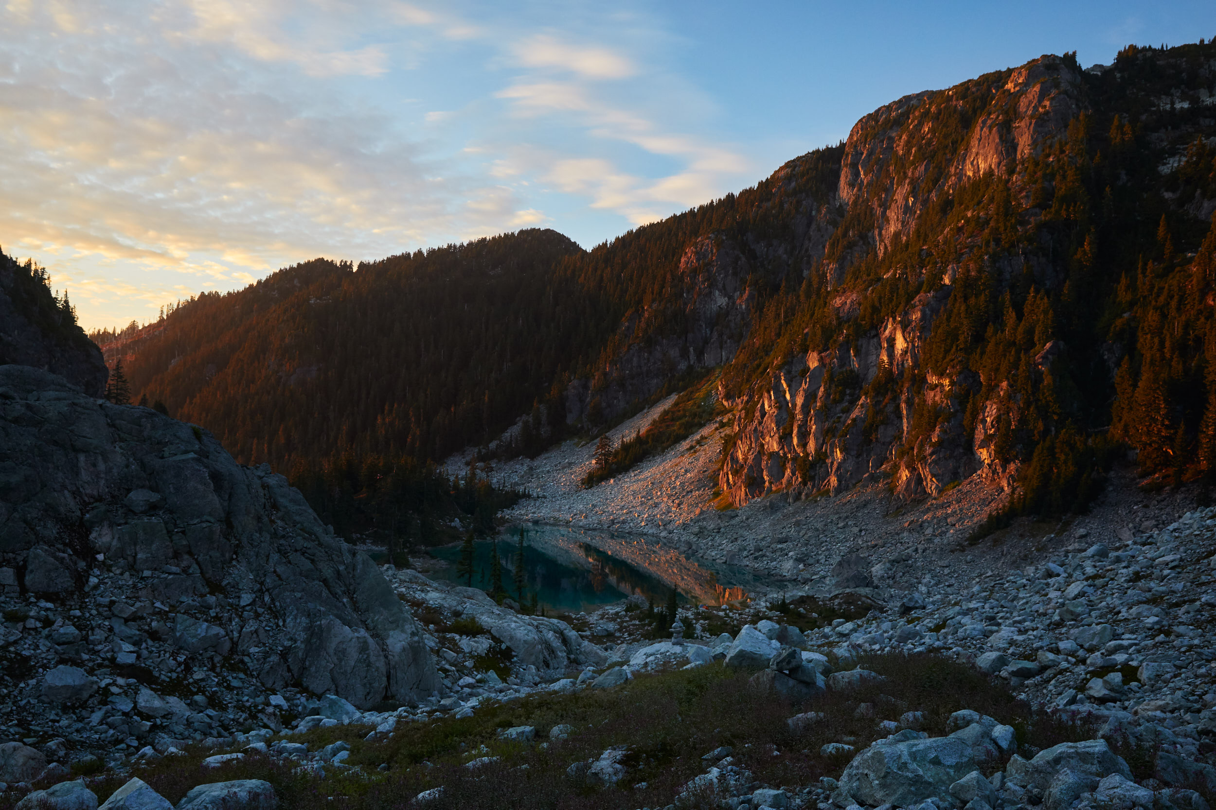  With the sun quickly setting we made it back to camp just before dark. 