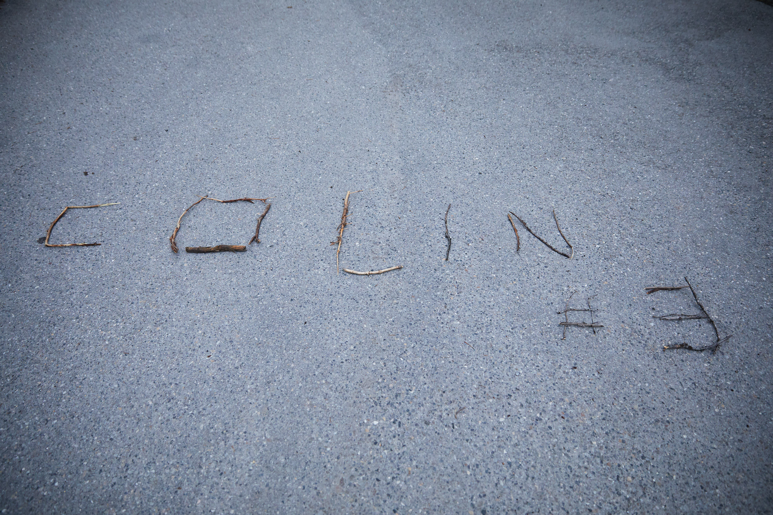 We had one more friend that was planning on joining us later that night. This was our makeshift sign near the entrance of the campground.