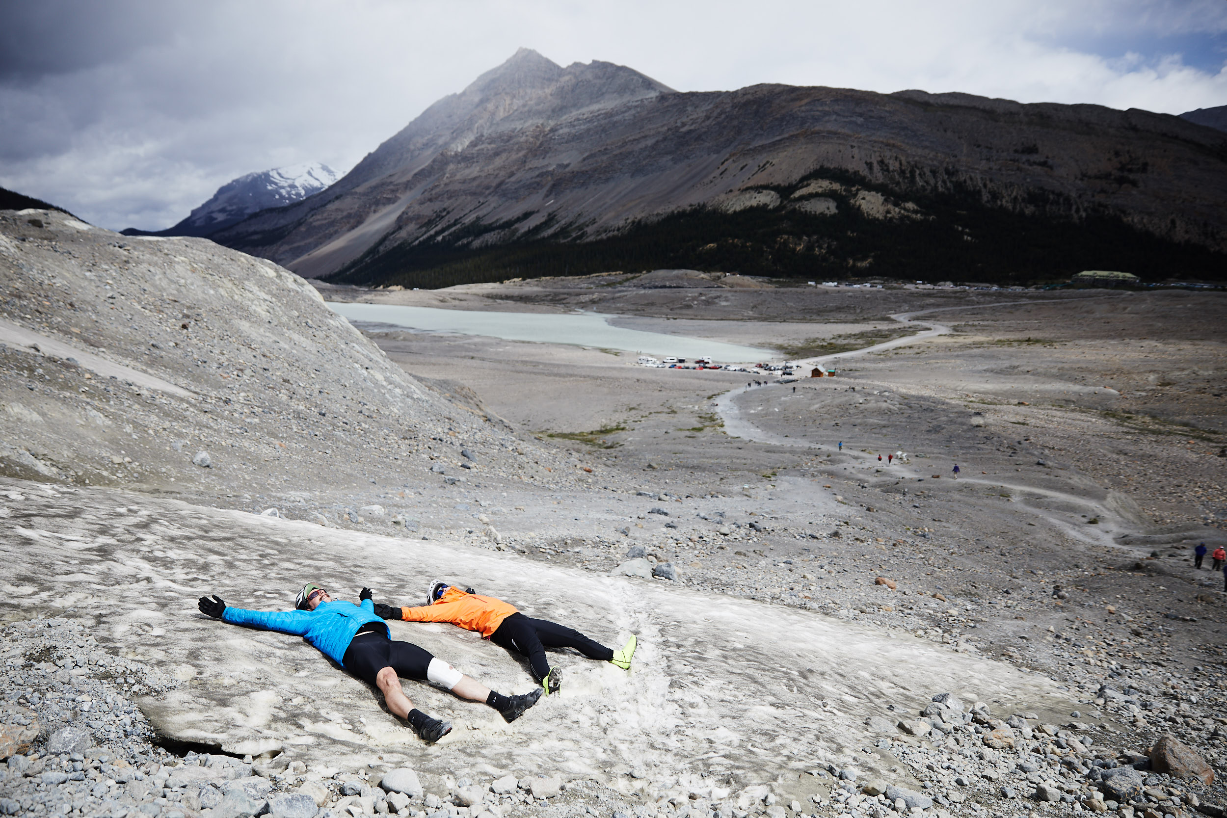  Dirty snow angels. 