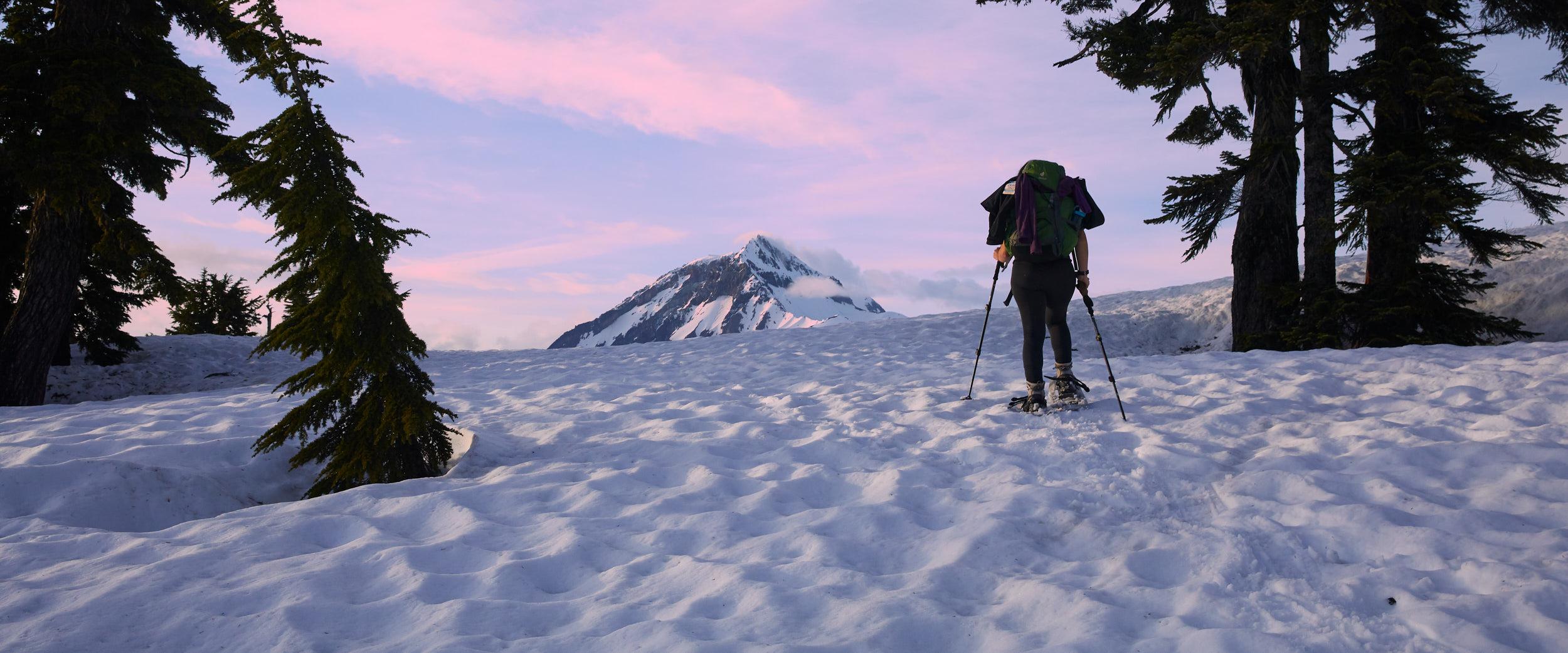  We approached the high point of the trail just as the sun was setting. 