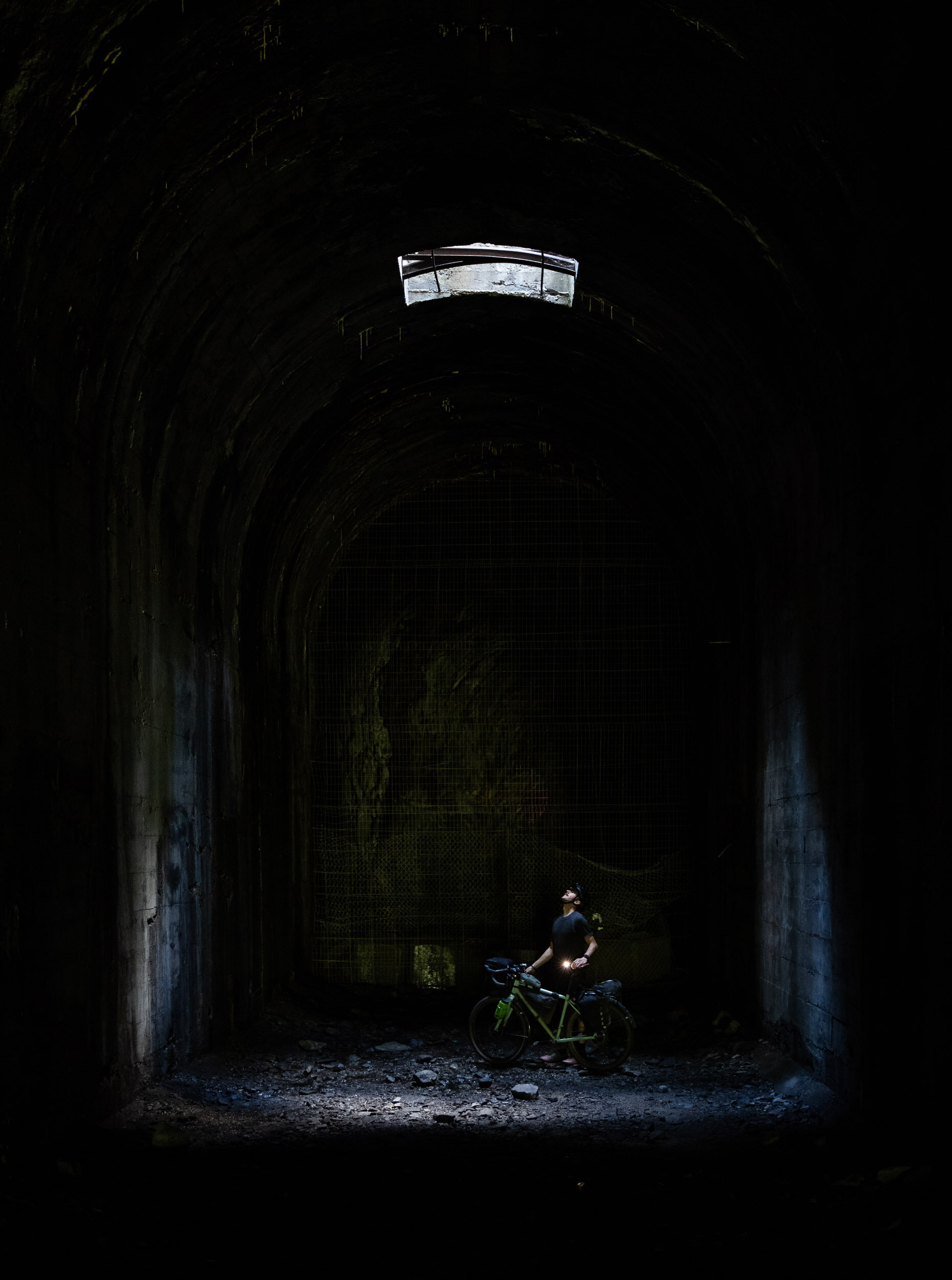  Another decommissioned rail tunnel that you can go inside and explore. This is as far as you can go in this particular one due to a cave-in. 