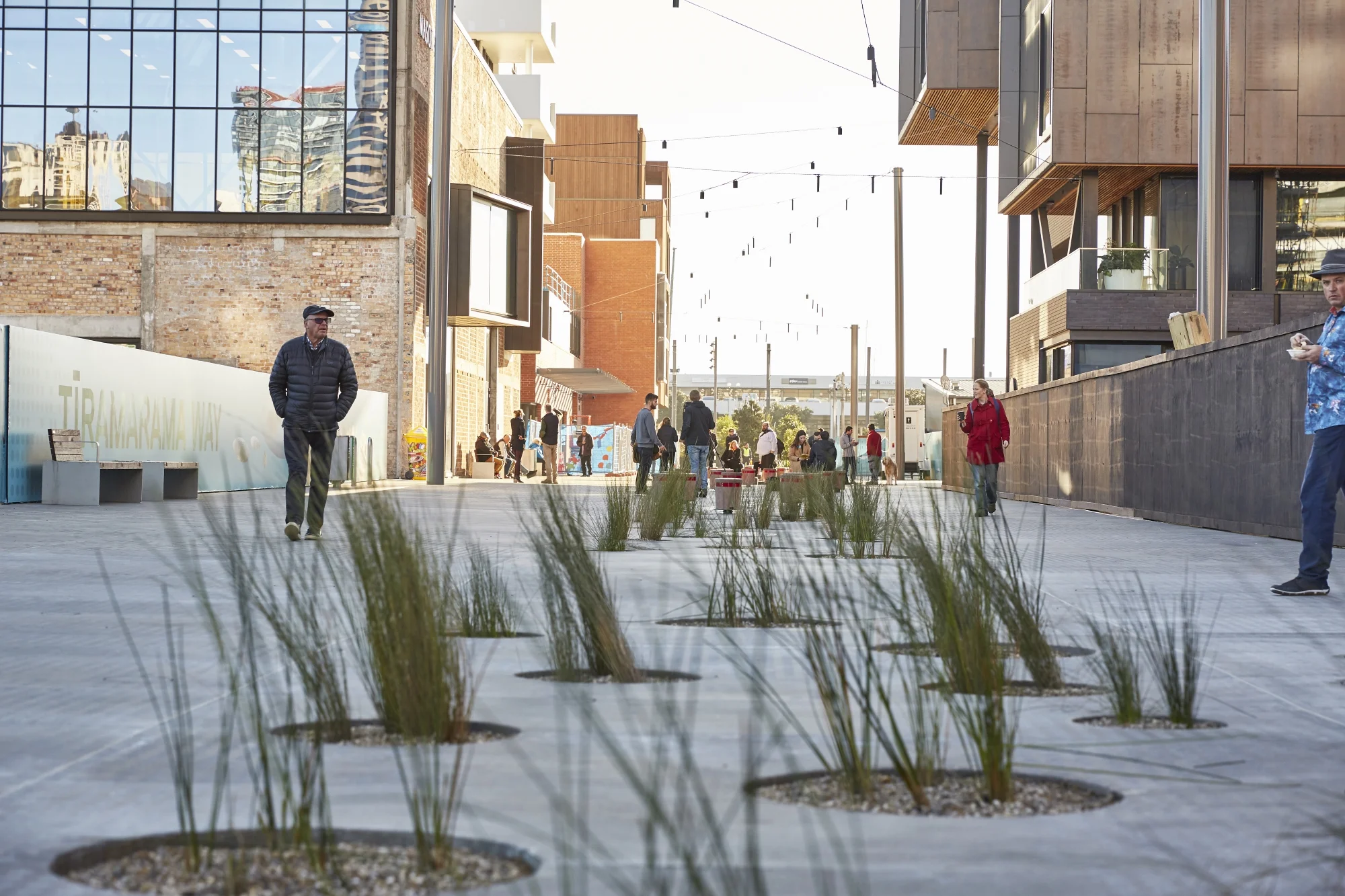 Burrow Planters in Tīramarama Way, Wynayrd Quarter.