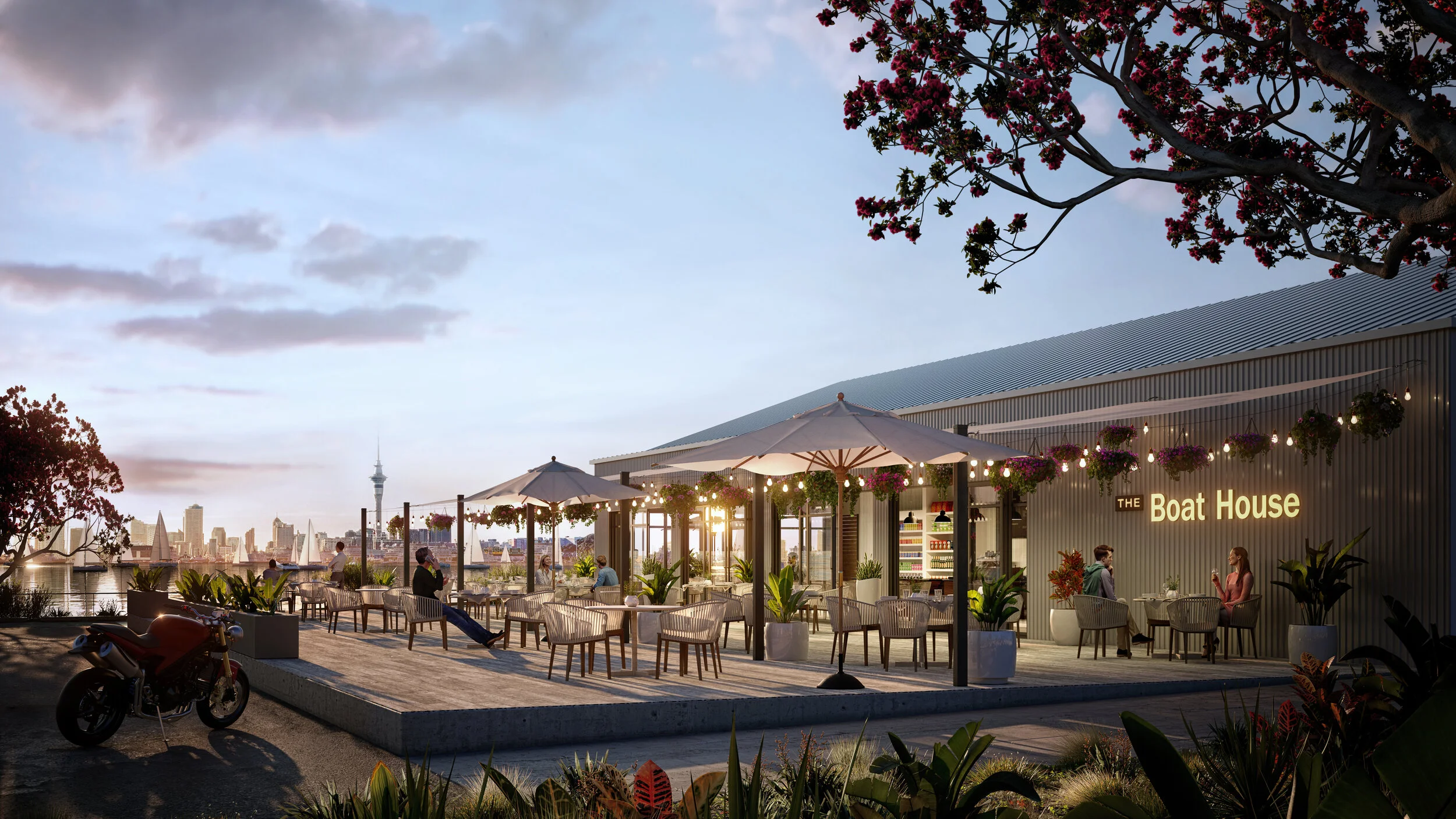 Artist impression of Marine Village