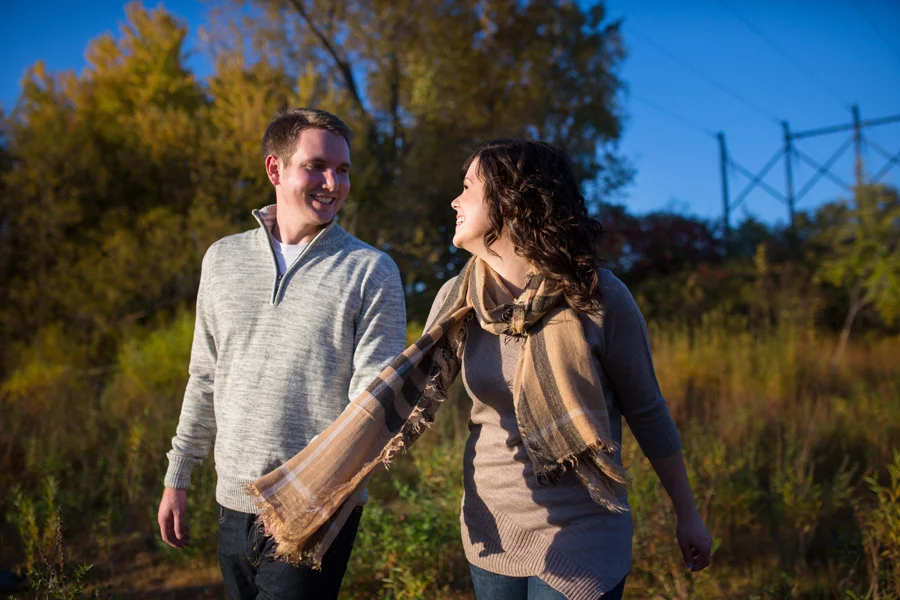 Brittney & Dave's Minnesota Fall Engagement Session