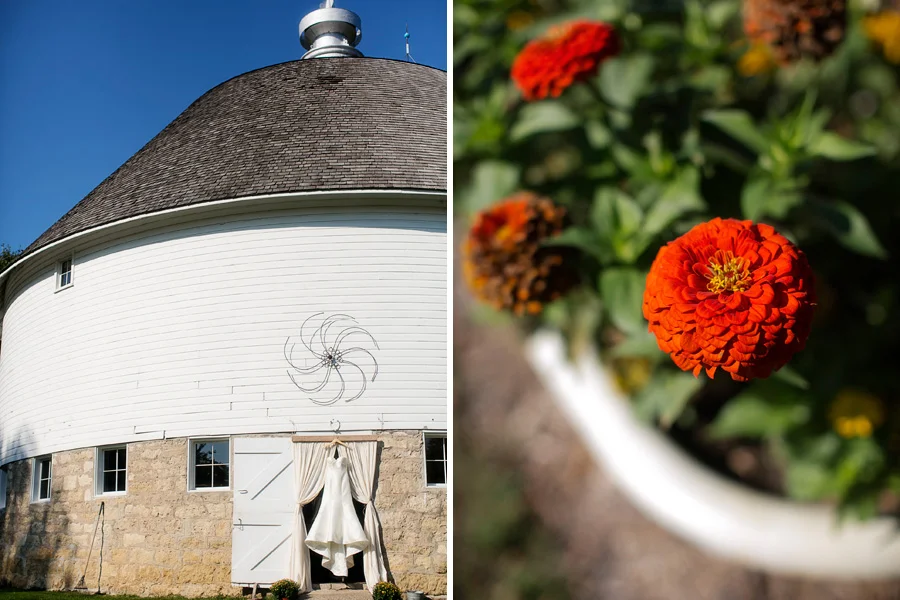 Becky & Aaron's Round Barn Wedding