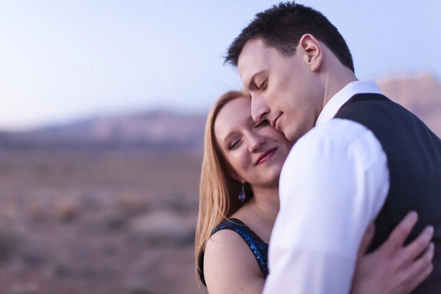 Melissa and LC's - Desert Engagement Session