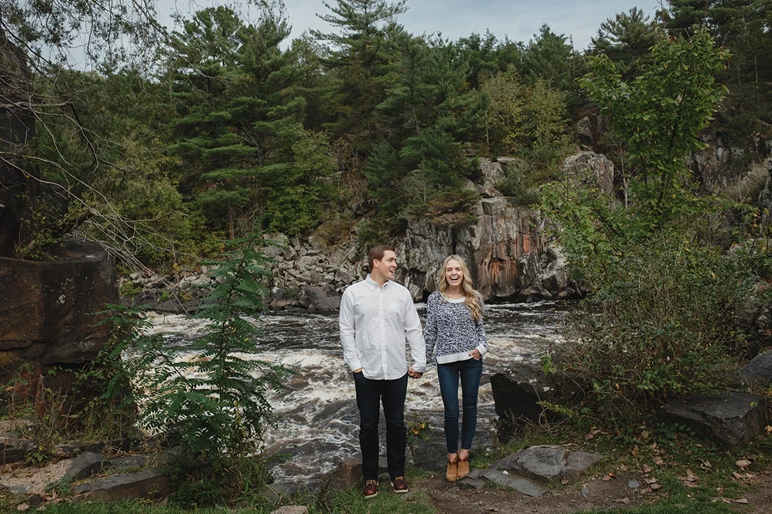 Taylors Falls Engagement Session | Betsy &amp; Colin